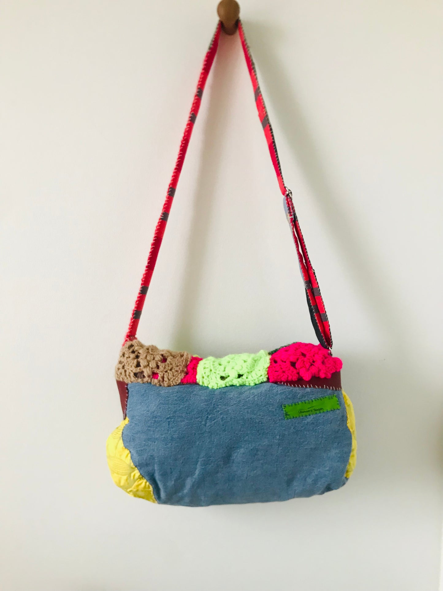 Bag Hand-sewn bag Fabric Pochette Shoulder bag Slow fashion Handmade 1949