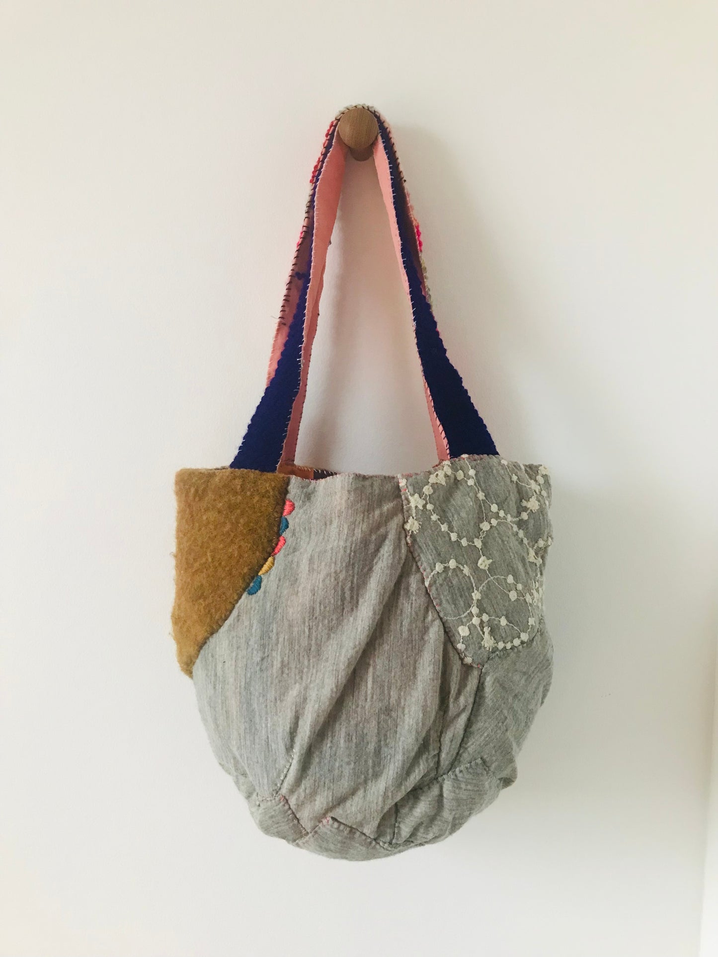 Bag Hand-sewn bag Fabric Slow fashion Handmade 1924