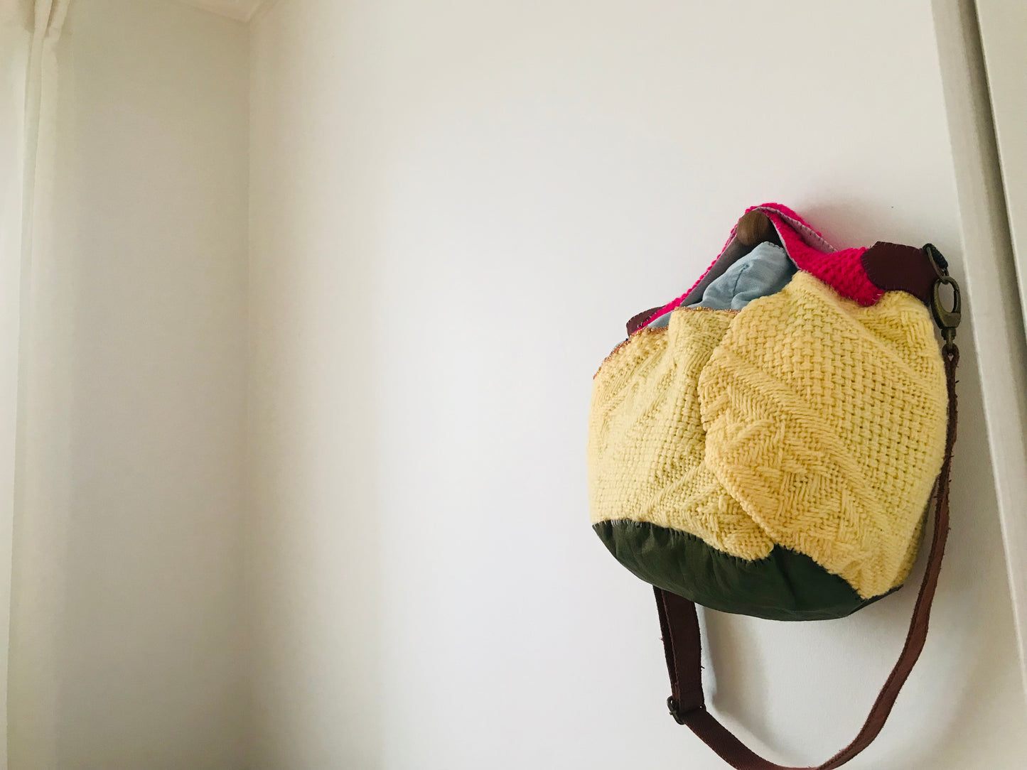 Bag Hand-sewn bag Fabric Slow fashion Handmade 1940
