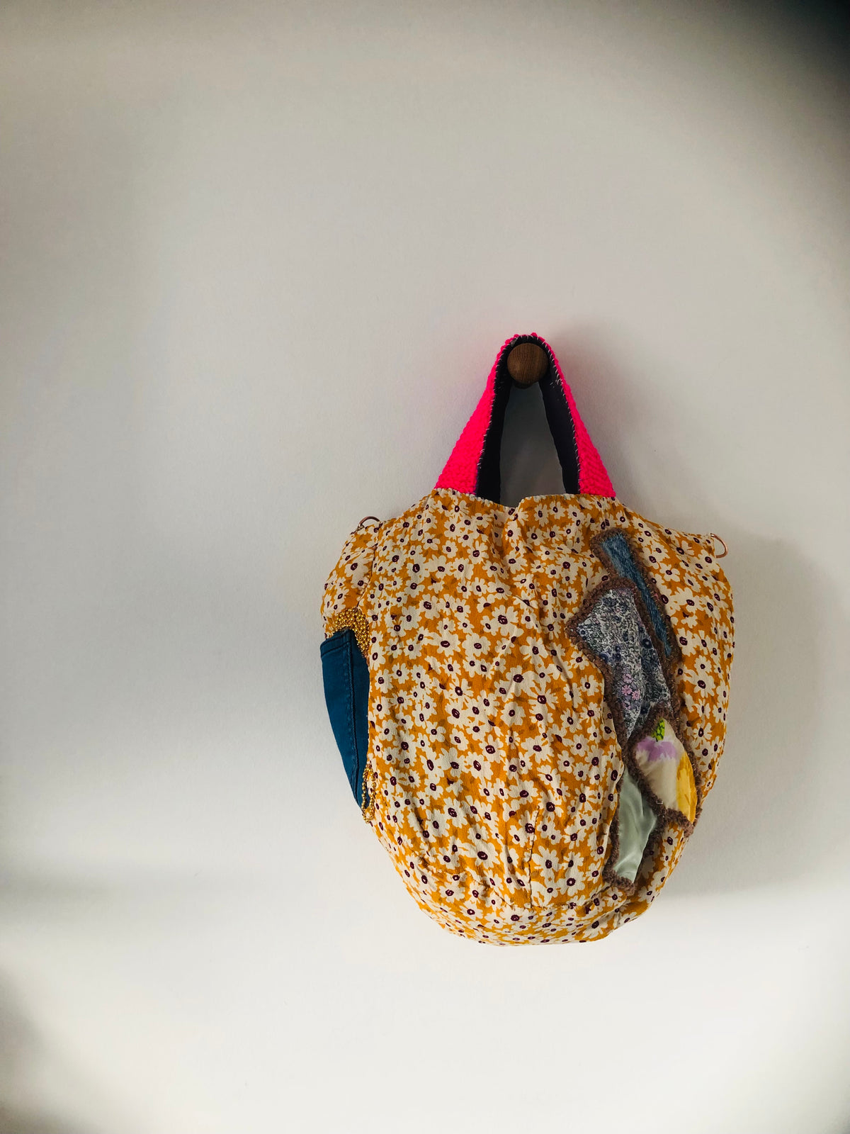 Bag Hand-sewn bag, fabric, tote bag, slow fashion, handmade, 2537
