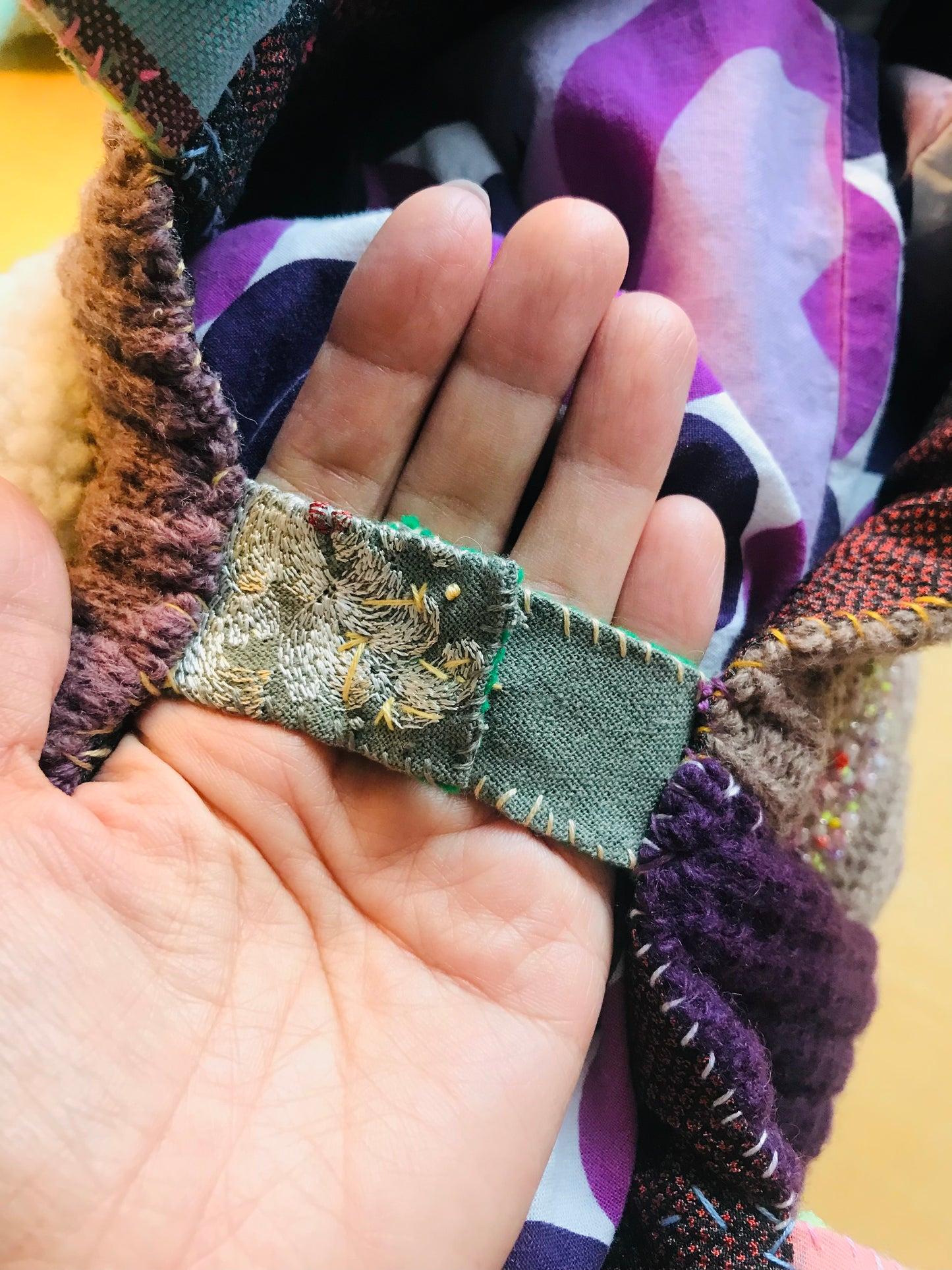 Bag Hand-sewn bag Fabric Slow fashion Handmade 1904