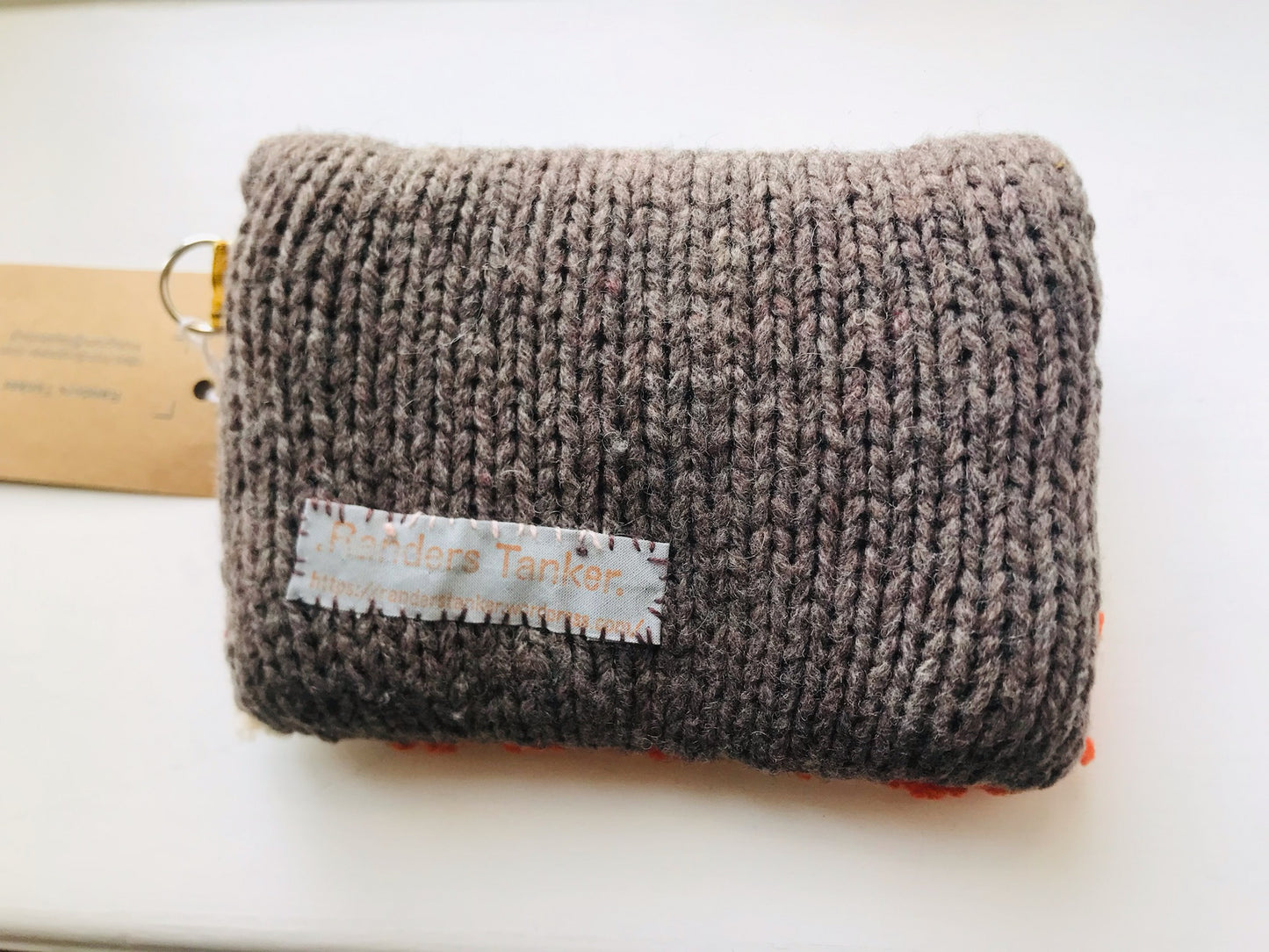 Wallet    財布　手縫い　ビーズ刺繍　布製　スローファッション　ハンドメイド　2082