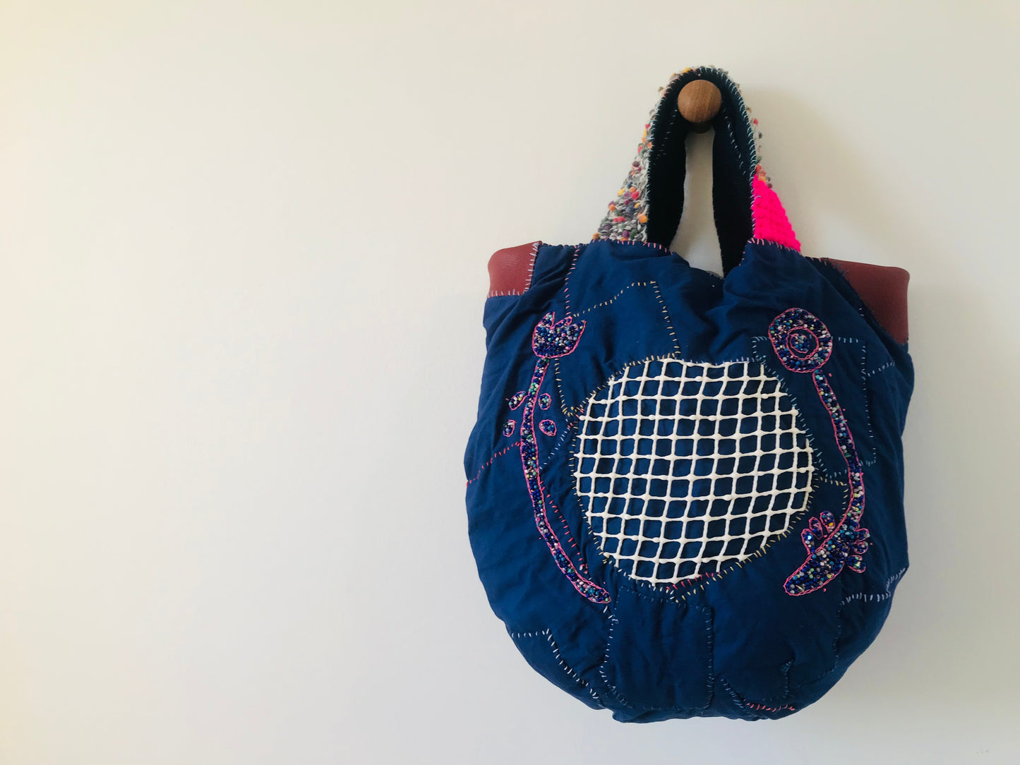 Bag Hand Sewn Bag Fabric Slow Fashion Handmade 1898