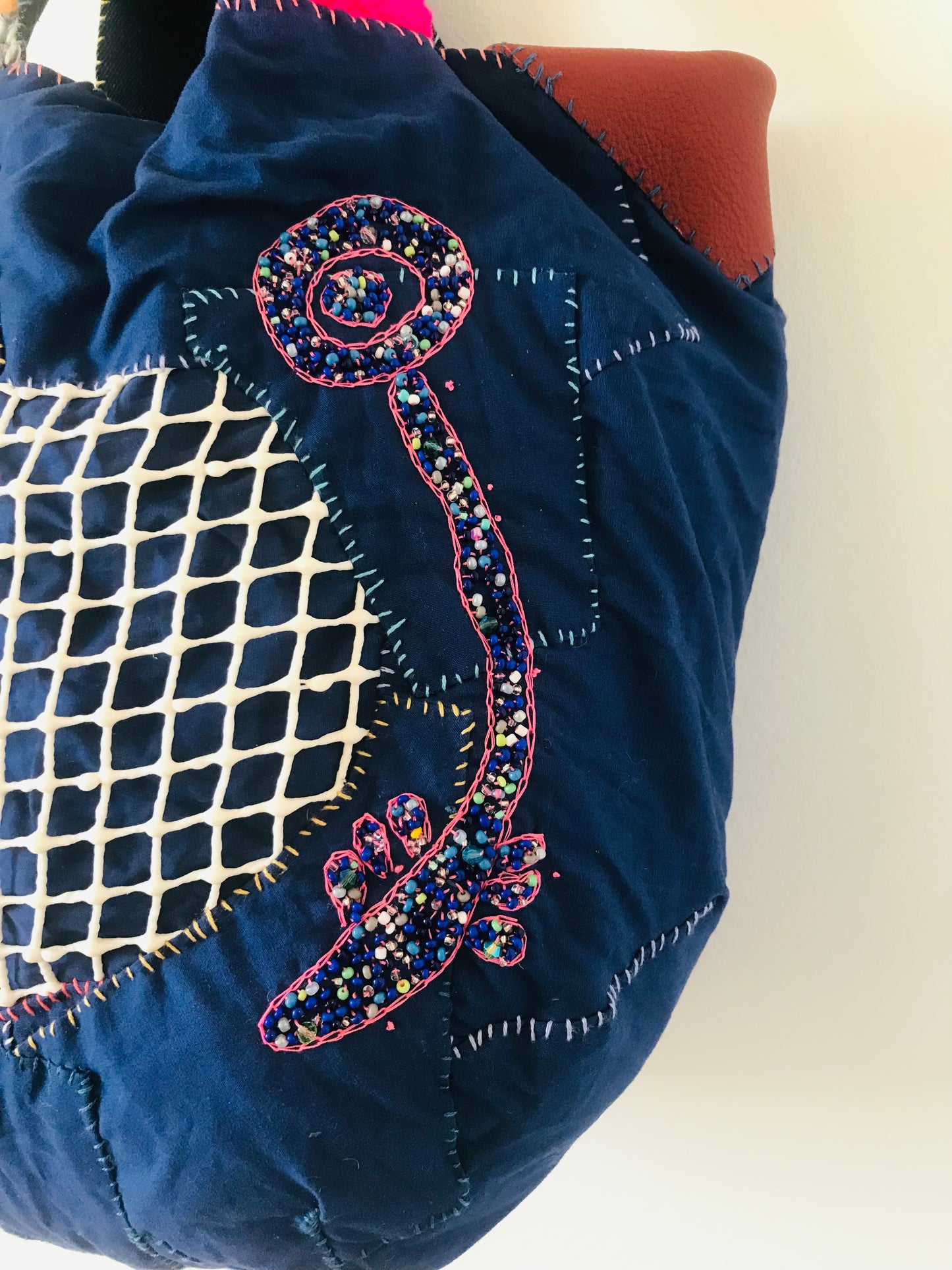 Bag Hand Sewn Bag Fabric Slow Fashion Handmade 1898