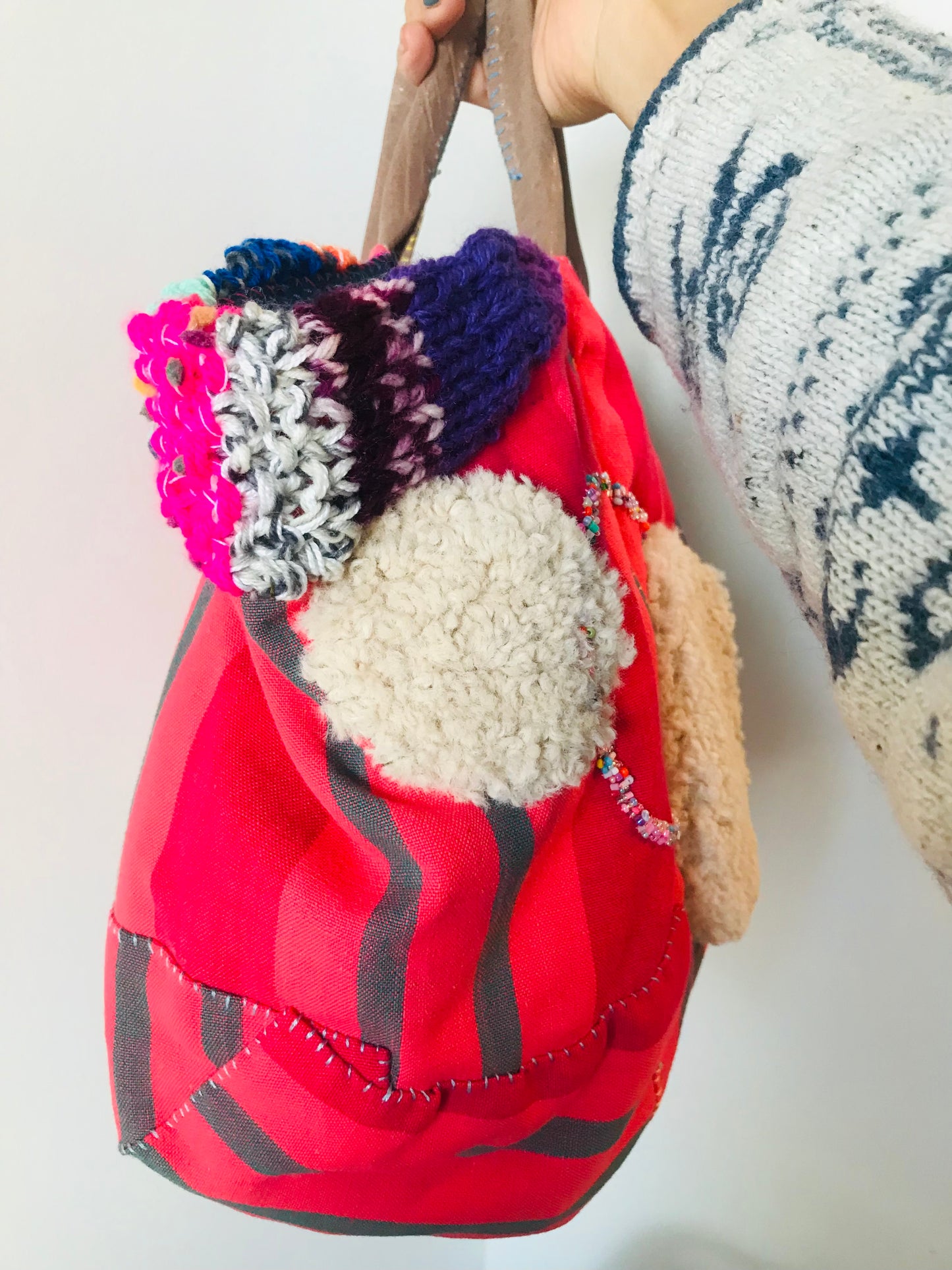 Bag Hand Sewn Bag Fabric Slow Fashion Handmade 1865