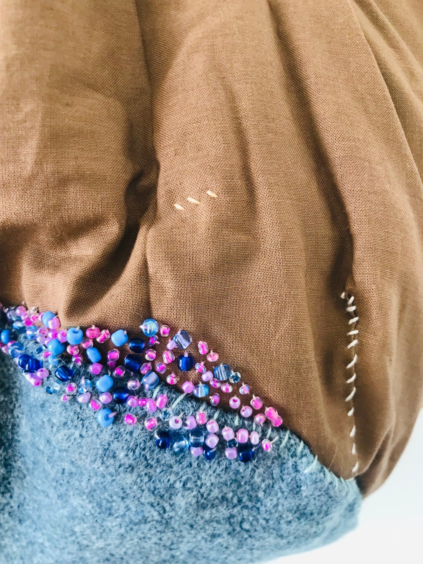 Bag Hand-sewn bag Fabric Slow fashion Handmade 2035