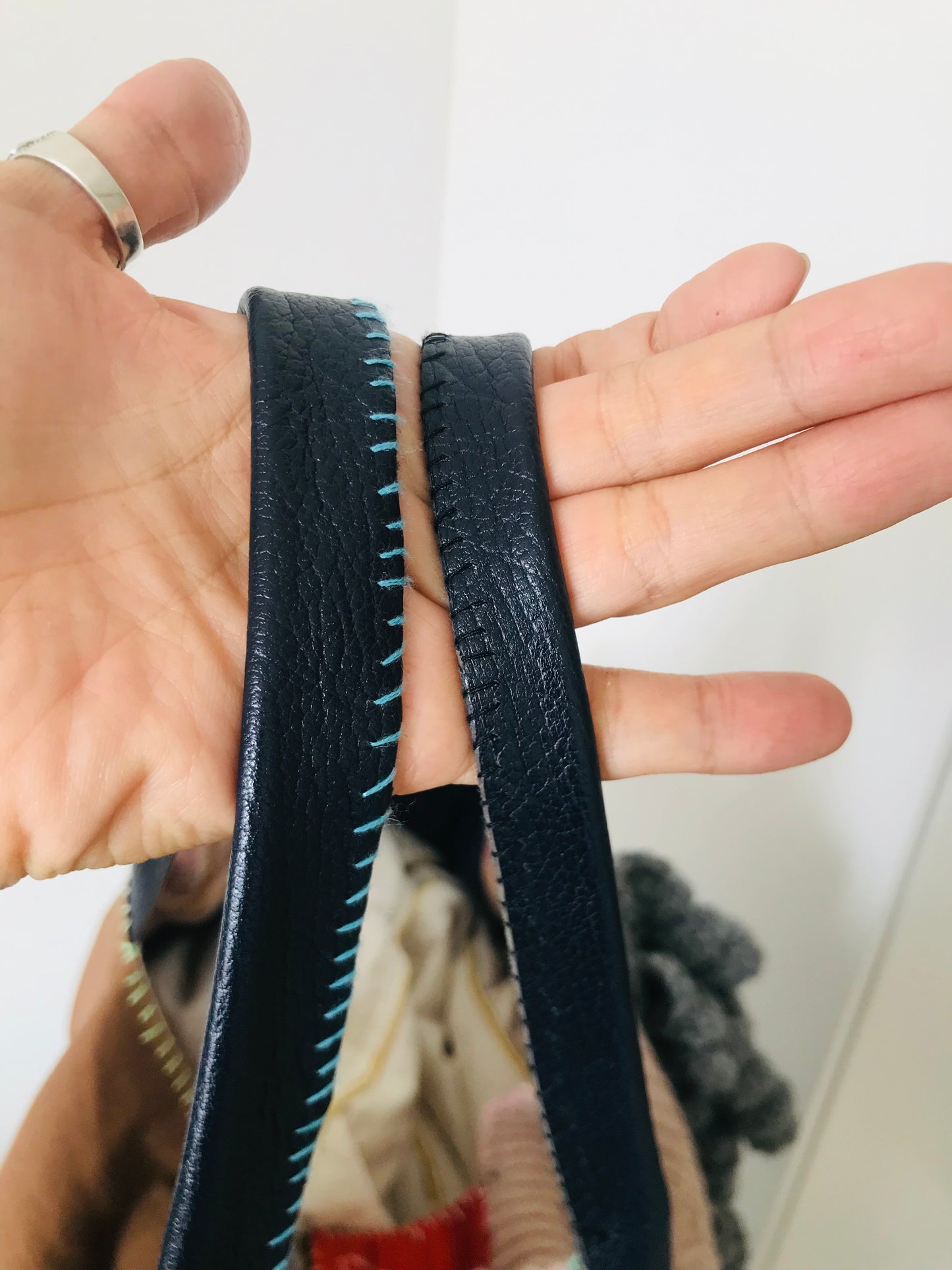 Bag Hand-sewn bag Fabric Slow fashion Handmade 2035