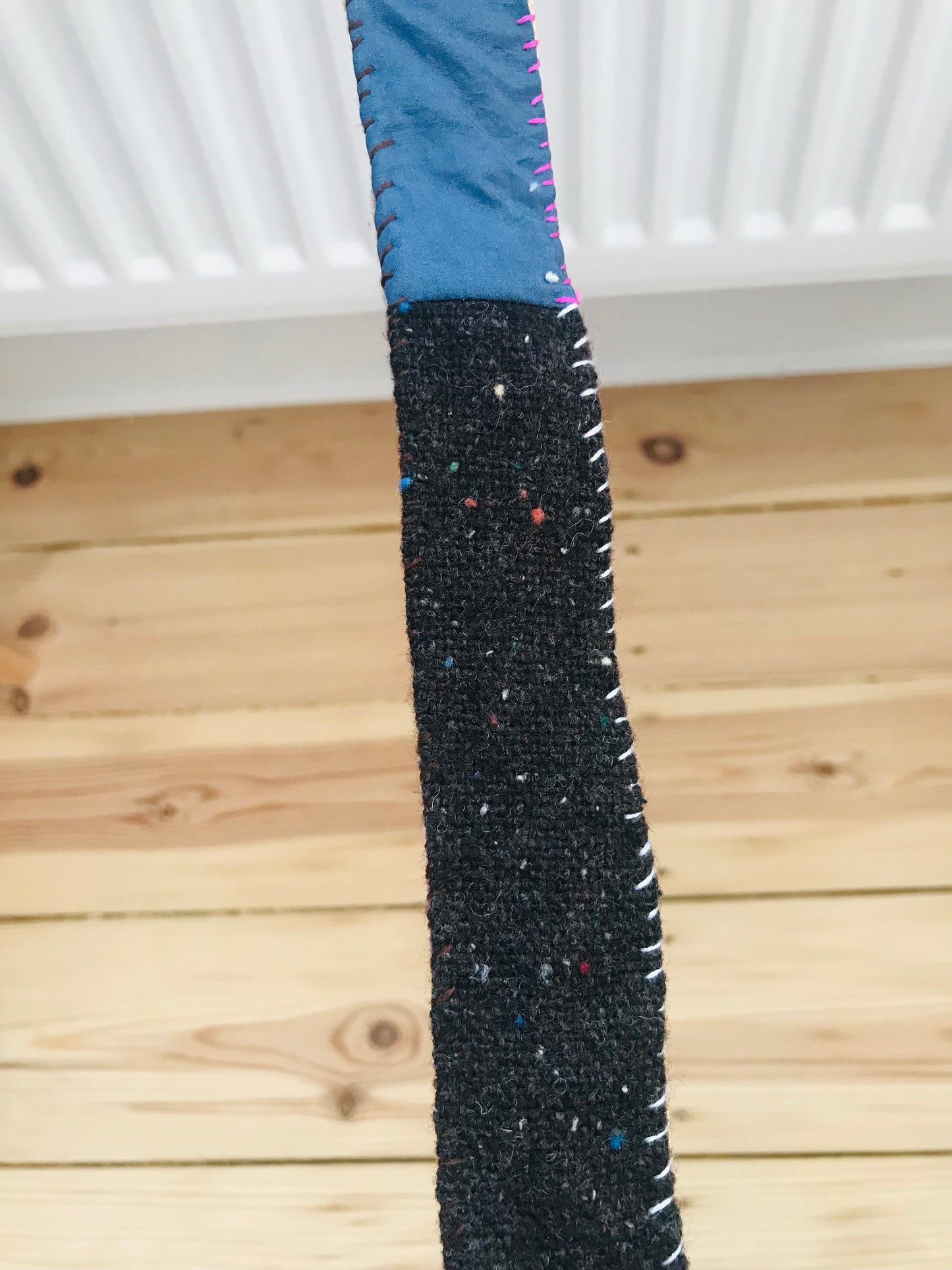 strap  手縫いのストラップ　　布製　毛糸　肩掛けストラップ　スローファッション　ハンドメイド　1738