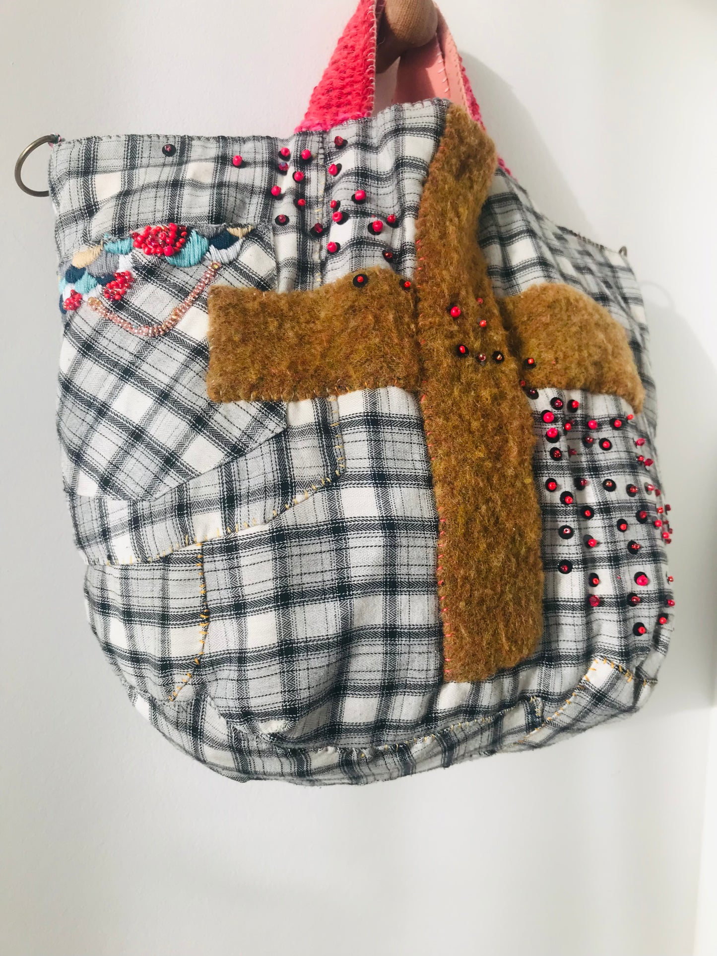Bag Hand-sewn bag Fabric Slow fashion Handmade 1929