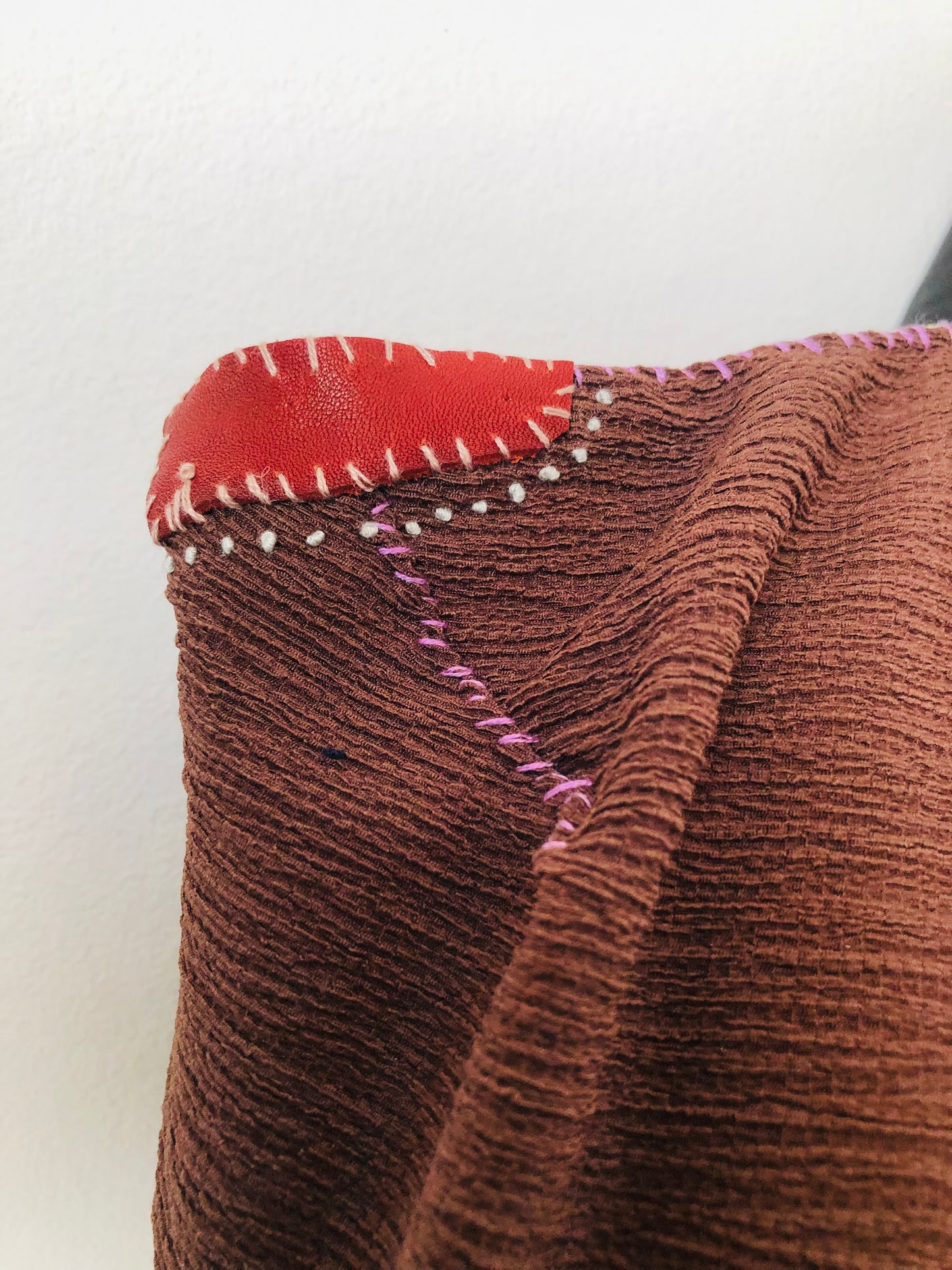 Bag 手縫いのバッグ 布製　トートバッグ　スローファッション　ハンドメイド　2508