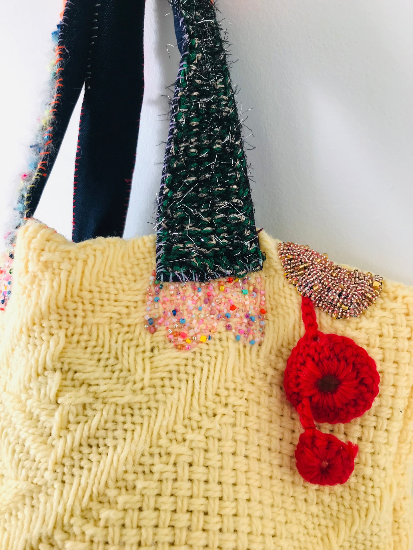 Bag Hand Sewn Bag Fabric Slow Fashion Handmade 1889 