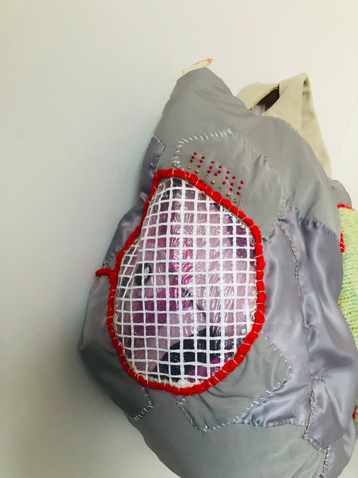 Bag 手縫いのバッグ 布製　トートバッグ　スローファッション　ハンドメイド　2539