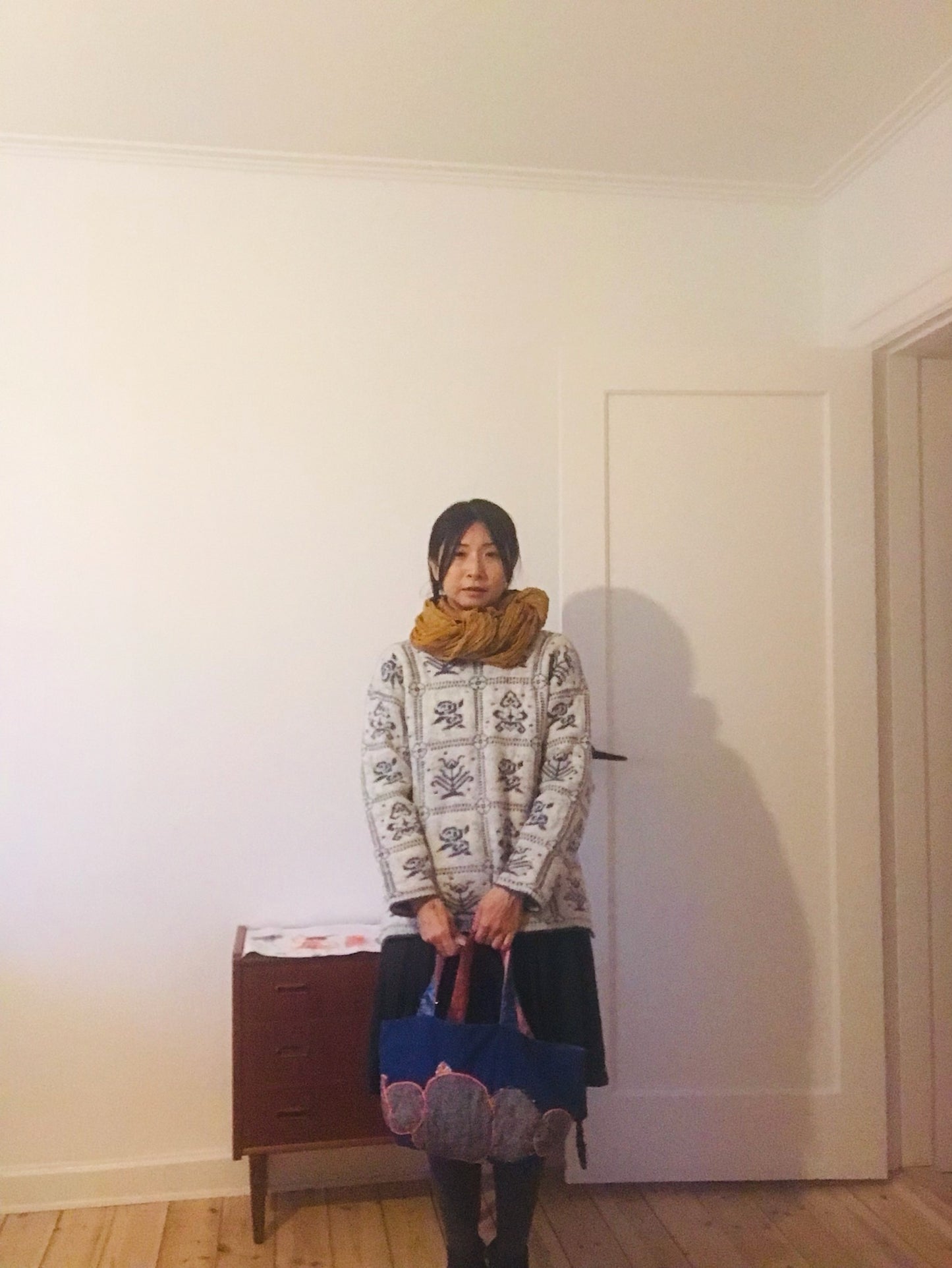 Håndsyet stoftaske, slow fashion, håndlavet, 1906