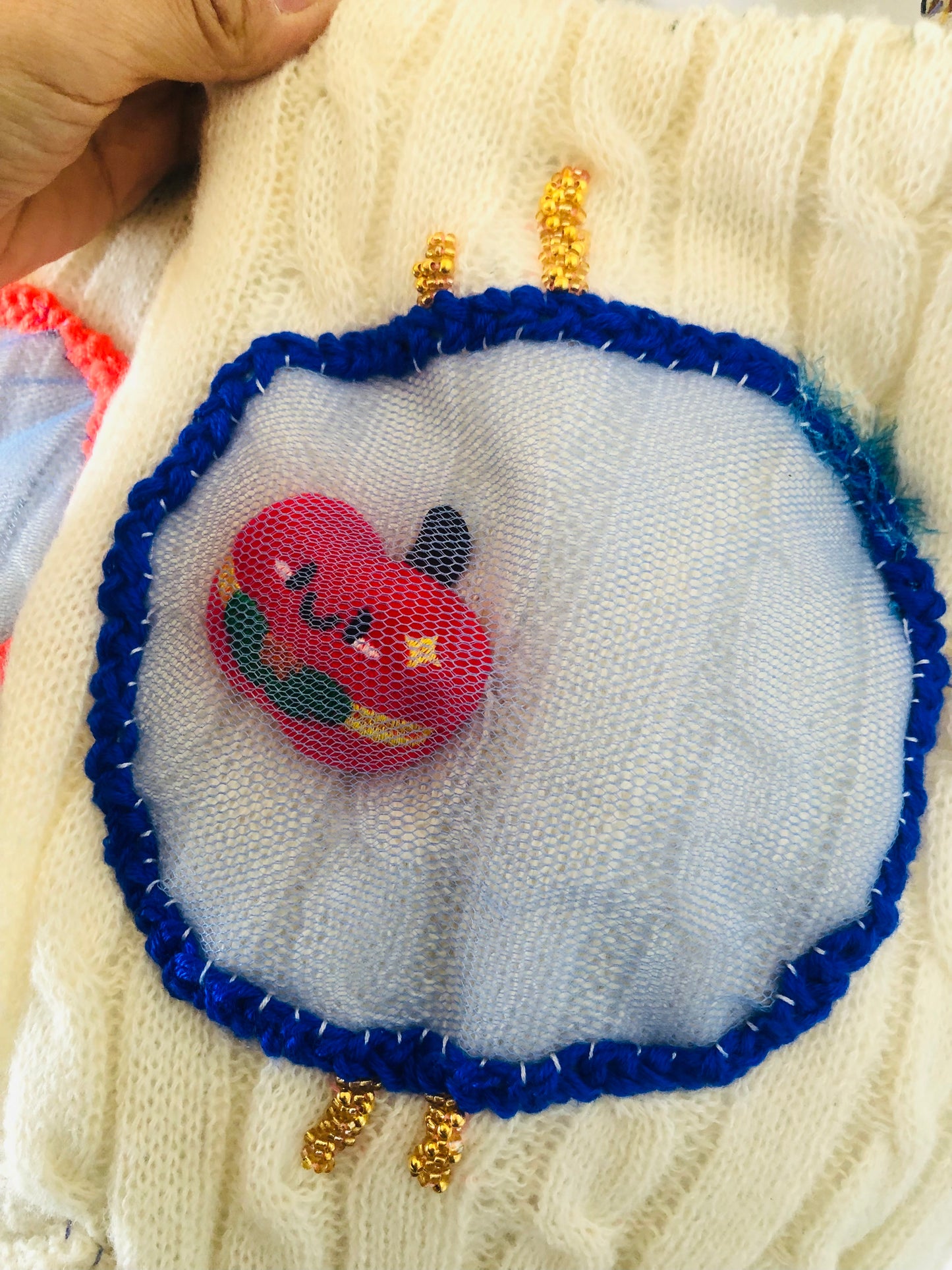Bag 手縫いのバッグ 布製　トートバッグ　スローファッション　ハンドメイド　2439