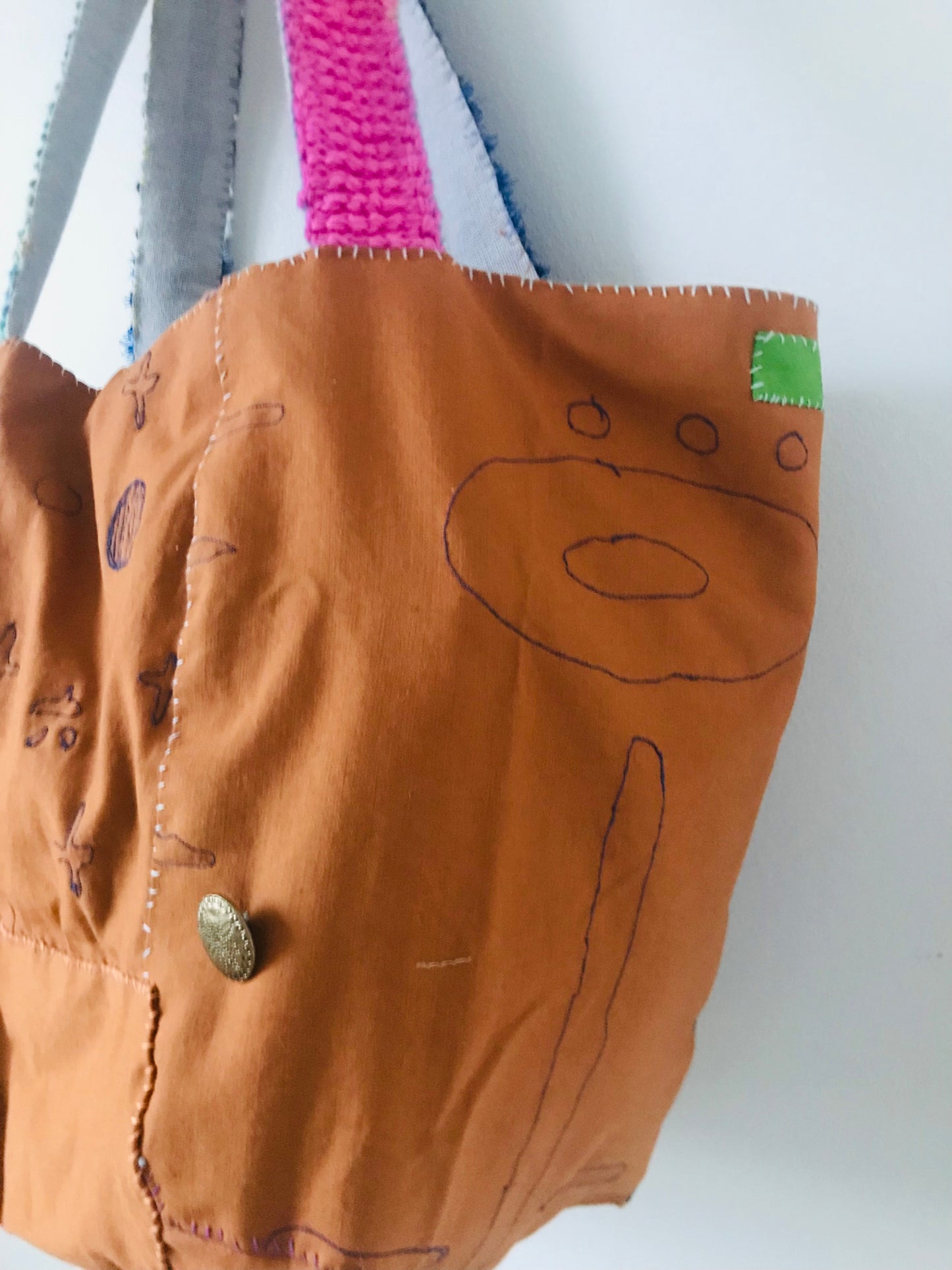Bag Hand-sewn bag Fabric Slow fashion Handmade 1947