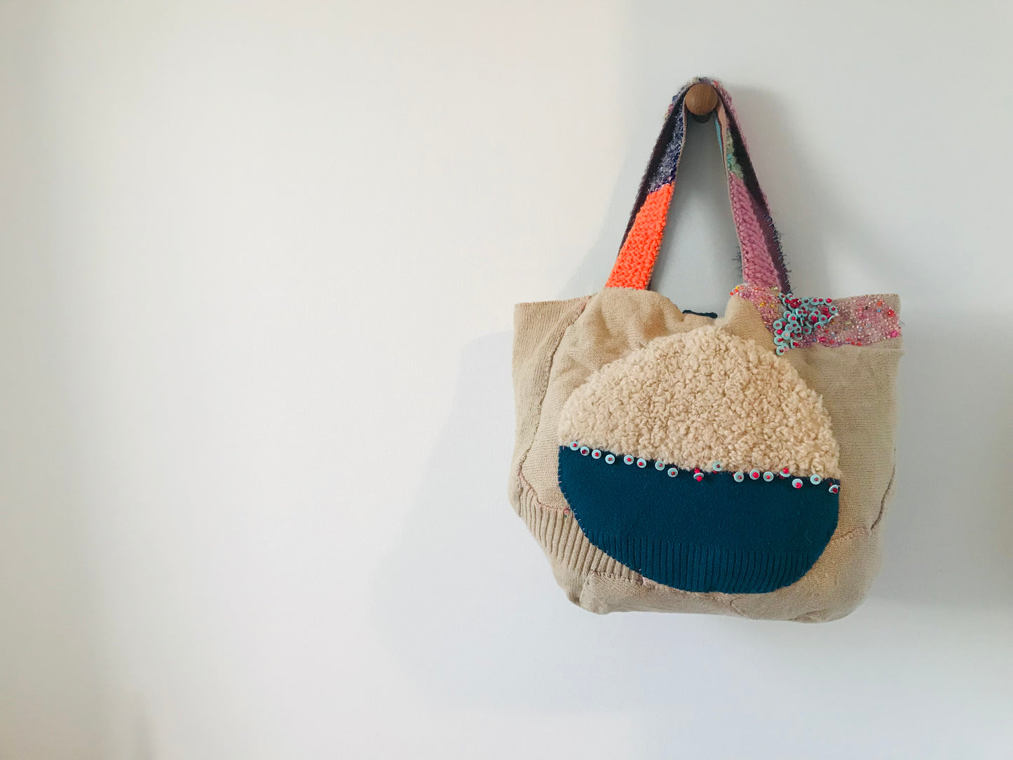 Bag Hand Sewn Bag Fabric Slow Fashion Handmade 1896