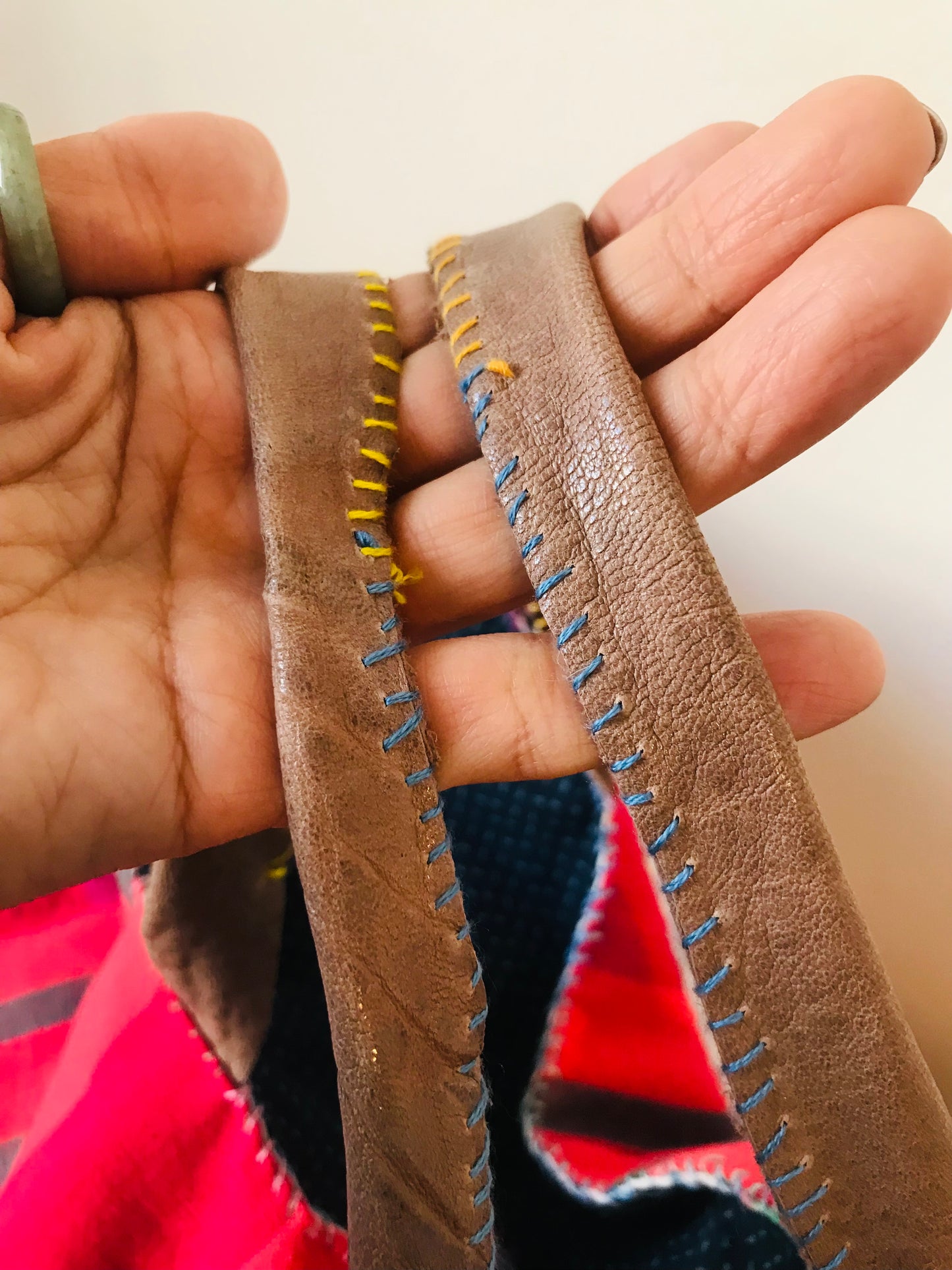 Bag Hand Sewn Bag Fabric Slow Fashion Handmade 1865