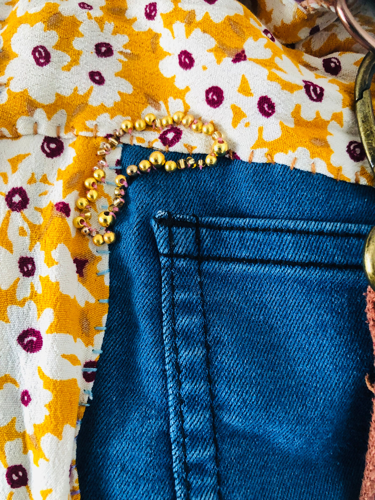 Bag Hand-sewn bag, fabric, tote bag, slow fashion, handmade, 2537