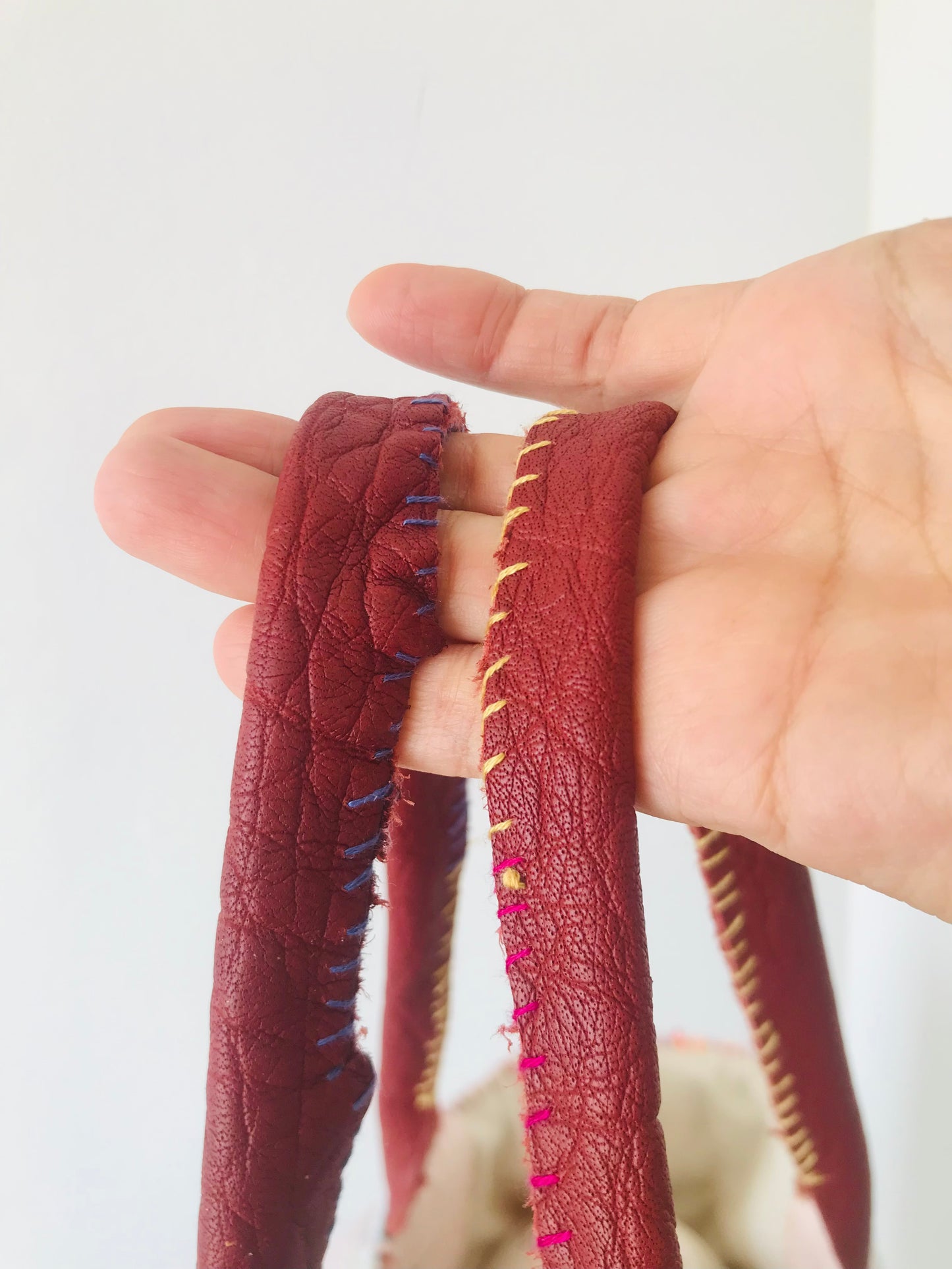 Bag [Resale] Hand-sewn bag Fabric Slow fashion Handmade 2023