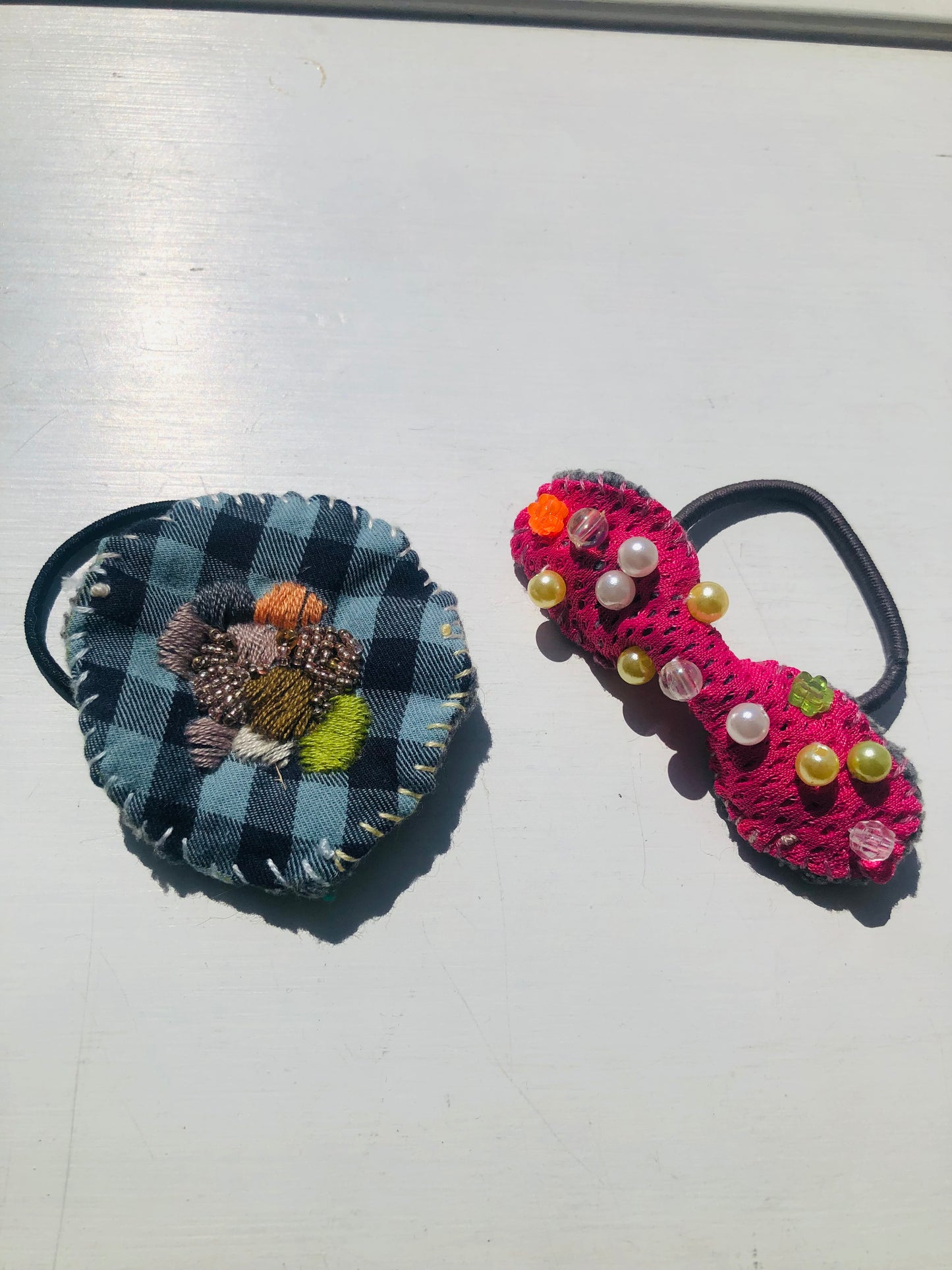 ヘミマァセット　 小物　ヘアゴム　手縫いマスク　布製　スローファッション　ハンドメイド　2459
