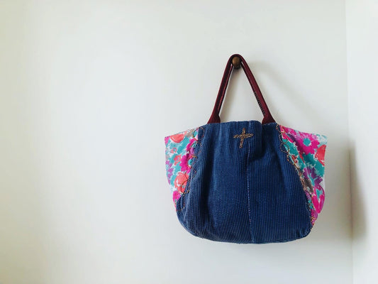 Bag Hand-sewn bag Fabric Slow fashion Handmade 1995