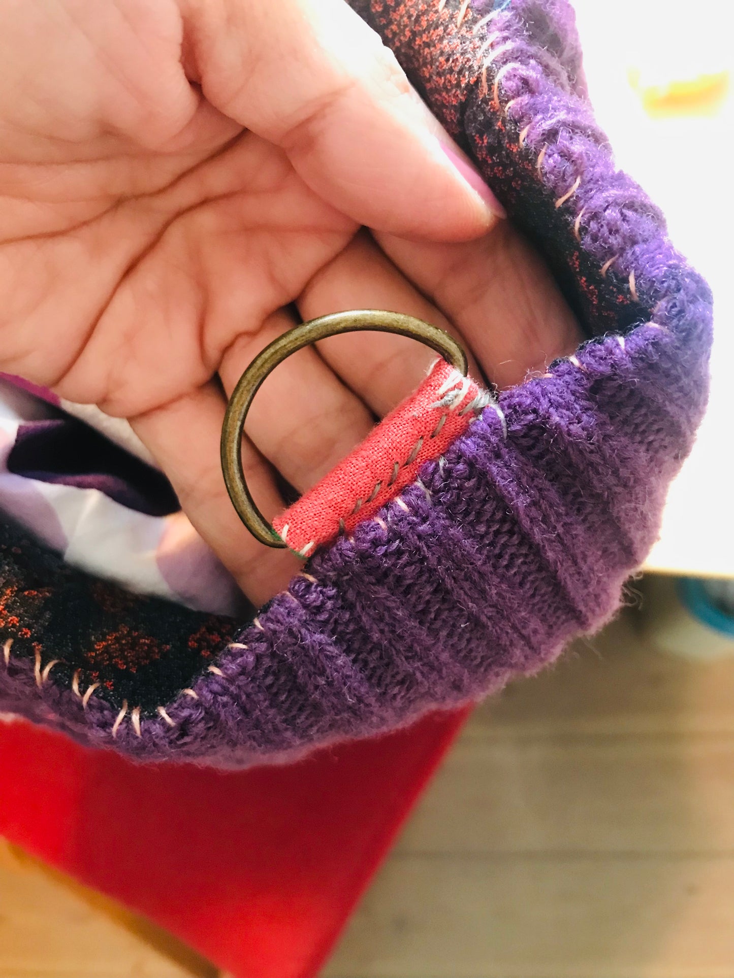 Bag Hand-sewn bag Fabric Slow fashion Handmade 1904