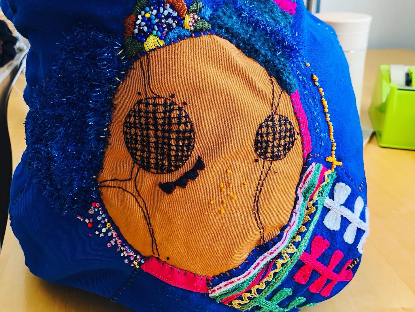 Bag Hand-sewn bag Fabric Slow fashion Handmade 1999