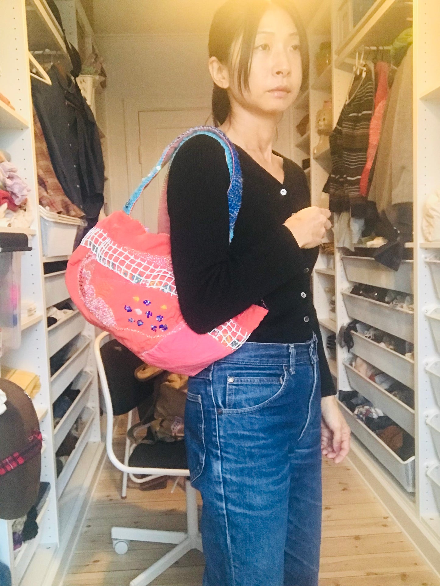 Bag Hand-sewn bag Fabric Slow fashion Handmade 1905