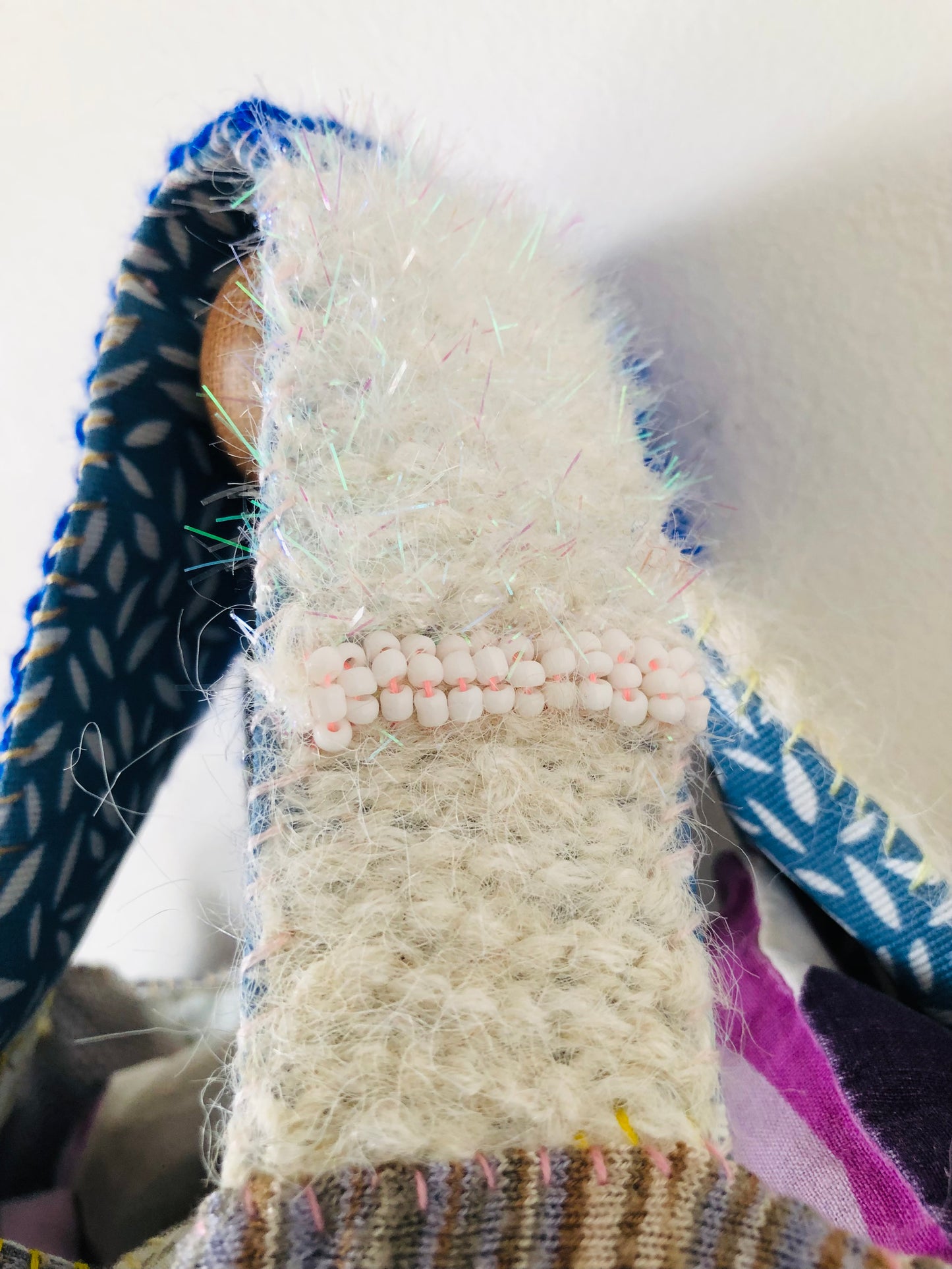 Bag 手縫いのバッグ 布製　トートバッグ　スローファッション　ハンドメイド　2408