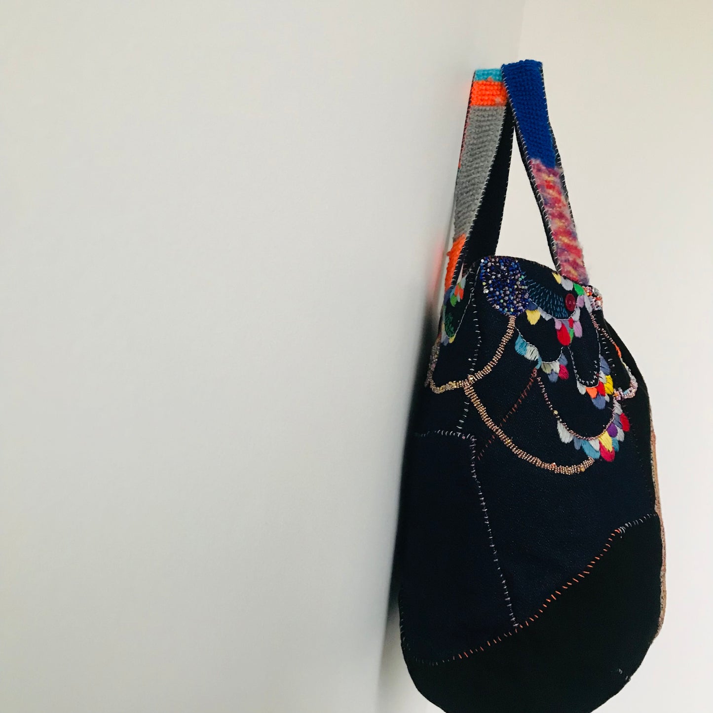 Håndsyet stoftaske, slow fashion, håndlavet, 1892 