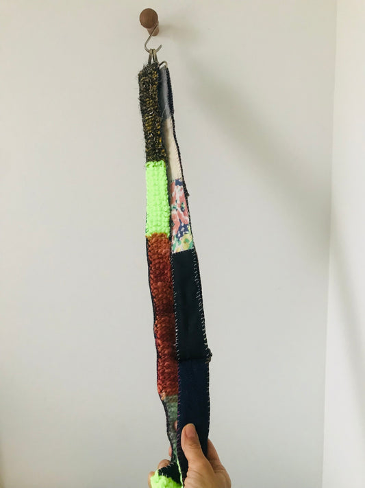 strap  手編みのストラップ　　ウール　布製　毛糸　肩掛けストラップ　スローファッション　ハンドメイド　1938
