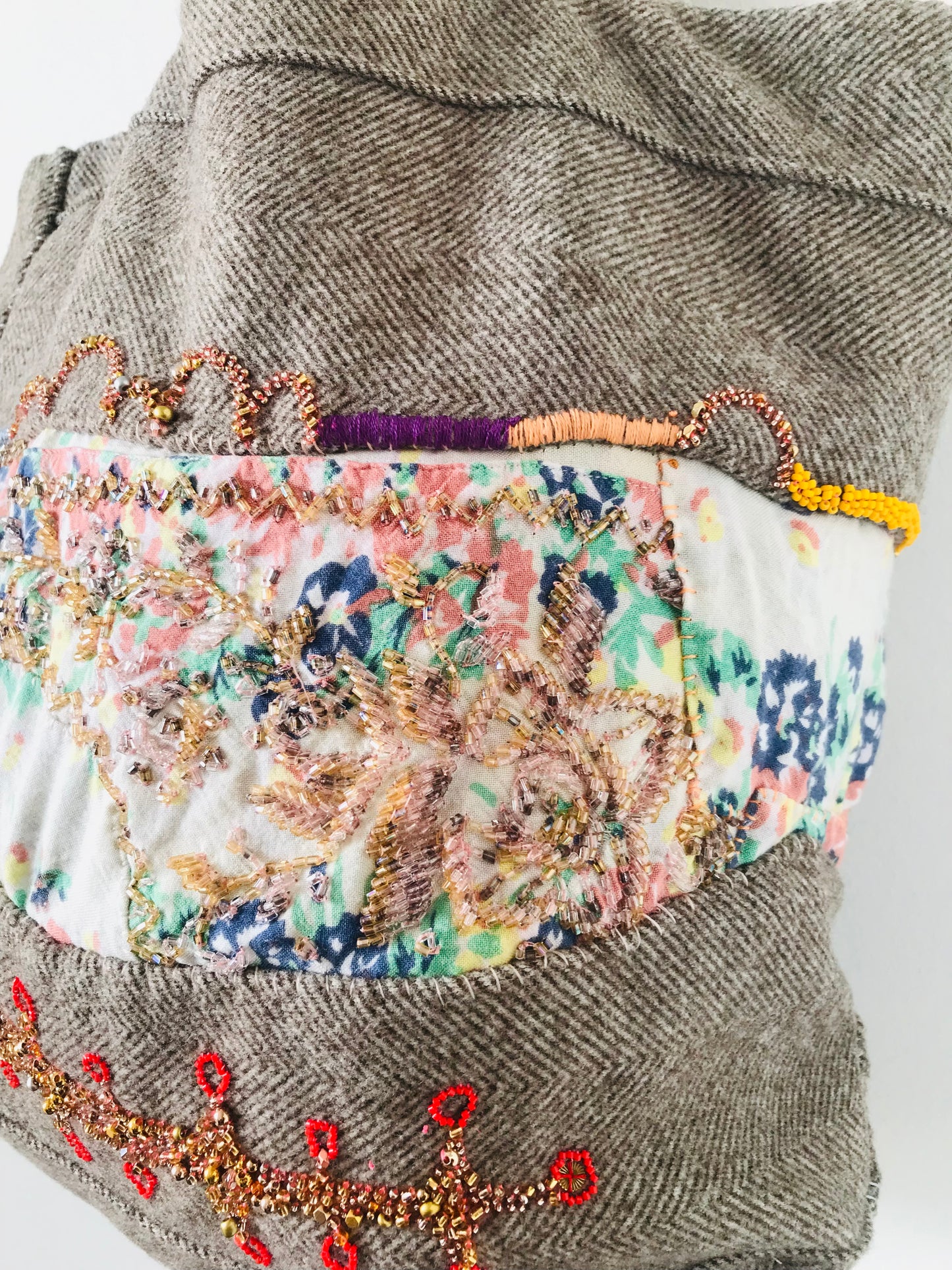 Bag Hand-sewn bag Fabric Slow fashion Handmade 1886