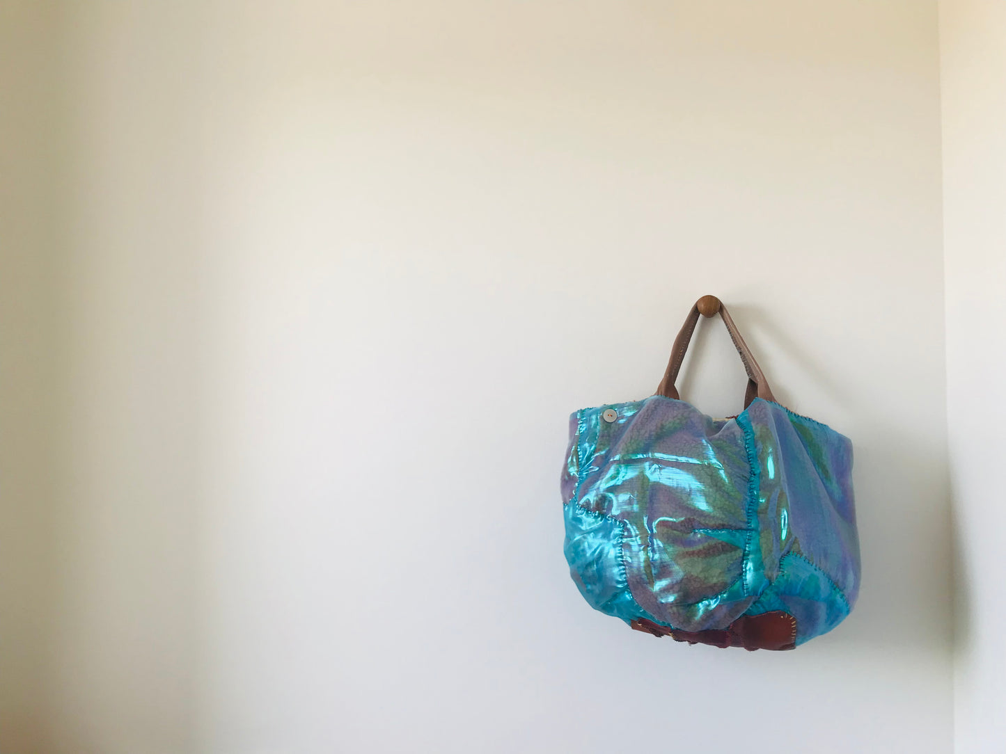 Bag Hand-sewn bag Fabric Slow fashion Handmade 2061