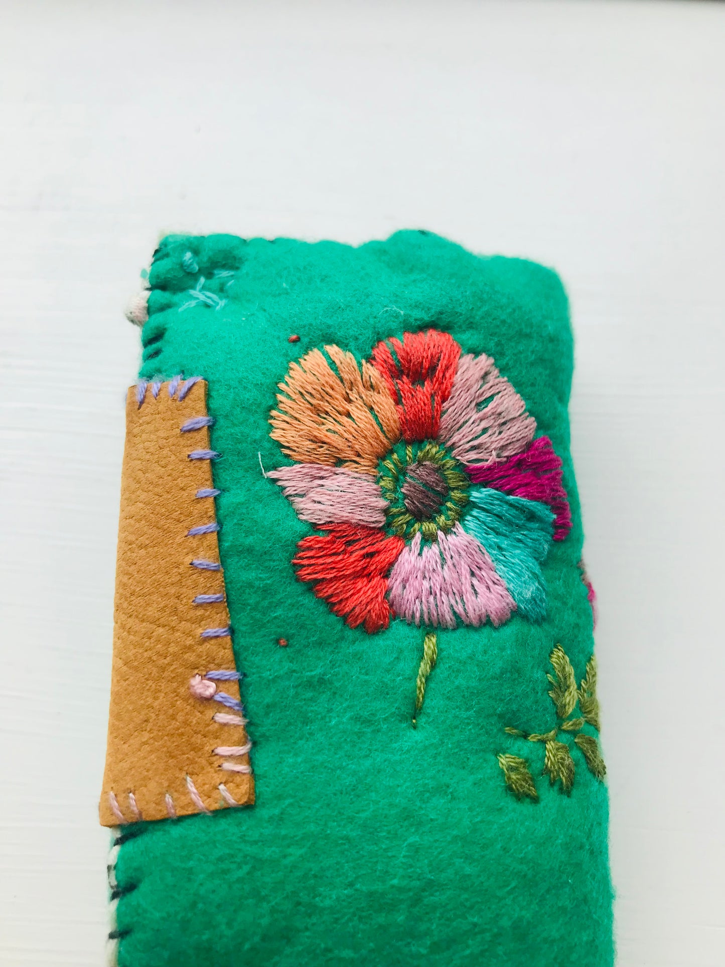 Keyholder Hand-sewn 4-piece key holder Made of fabric Slow fashion Handmade 2036