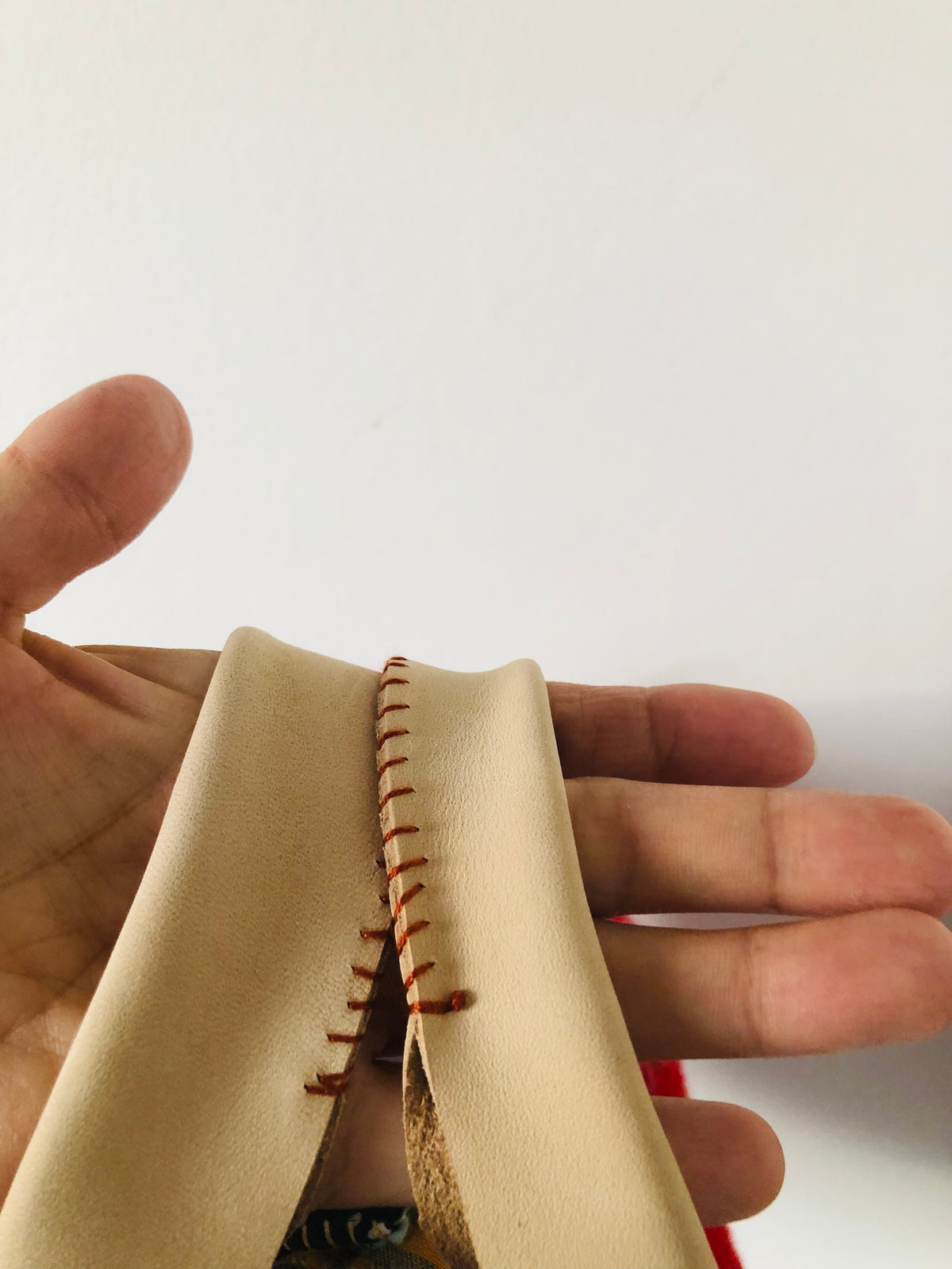 Bag: Hand-stitched fabric tote bag, slow fashion, handmade, 2548