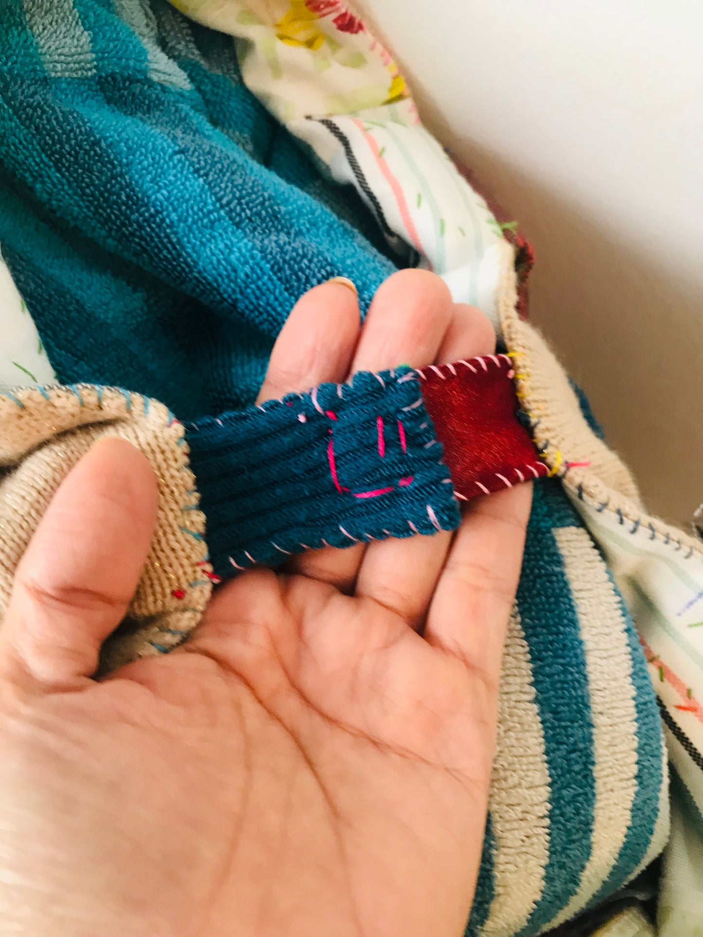 Bag Hand Sewn Bag Fabric Slow Fashion Handmade 1896