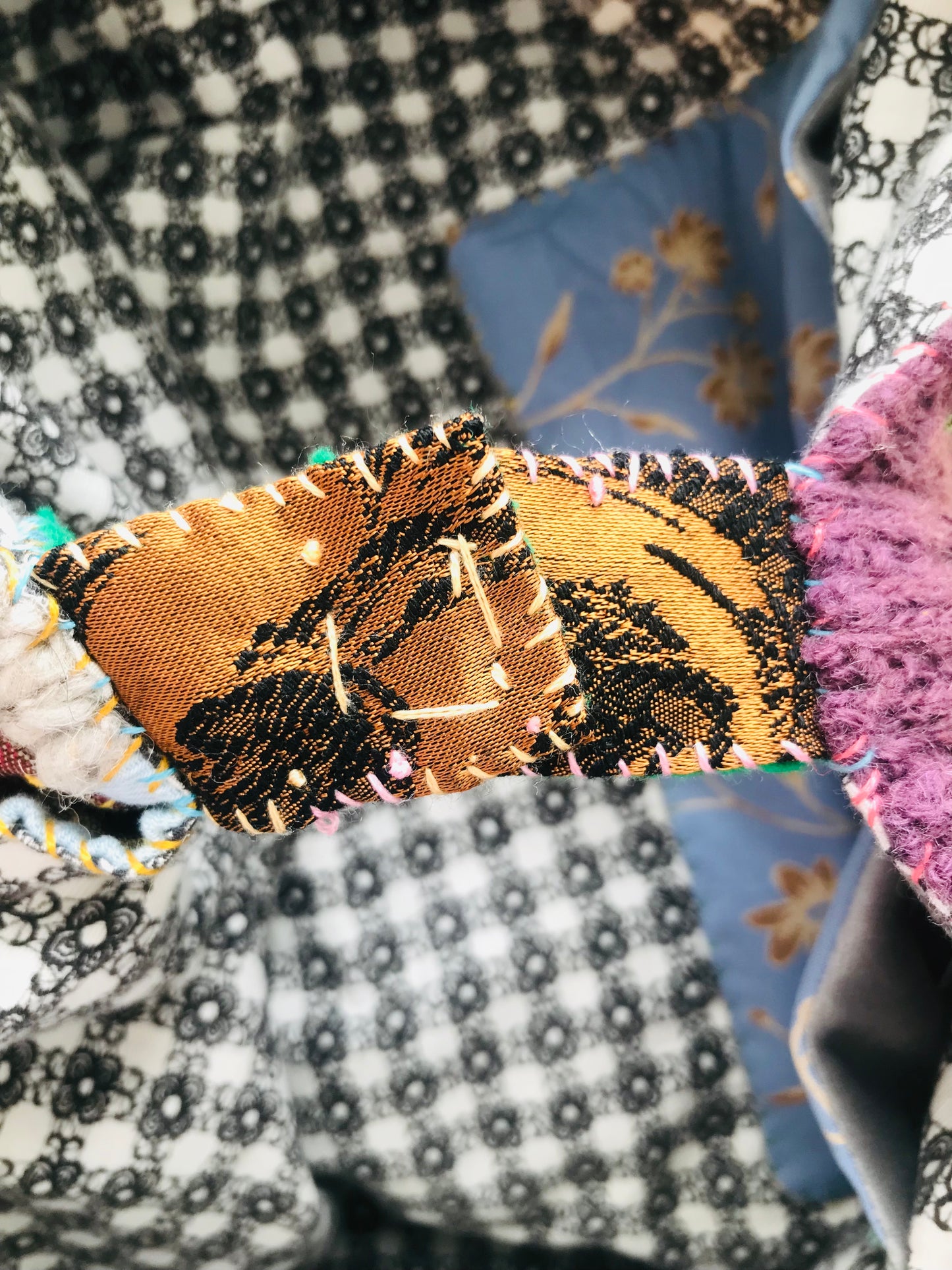 Bag Hand-sewn bag Fabric Slow fashion Handmade 1942 