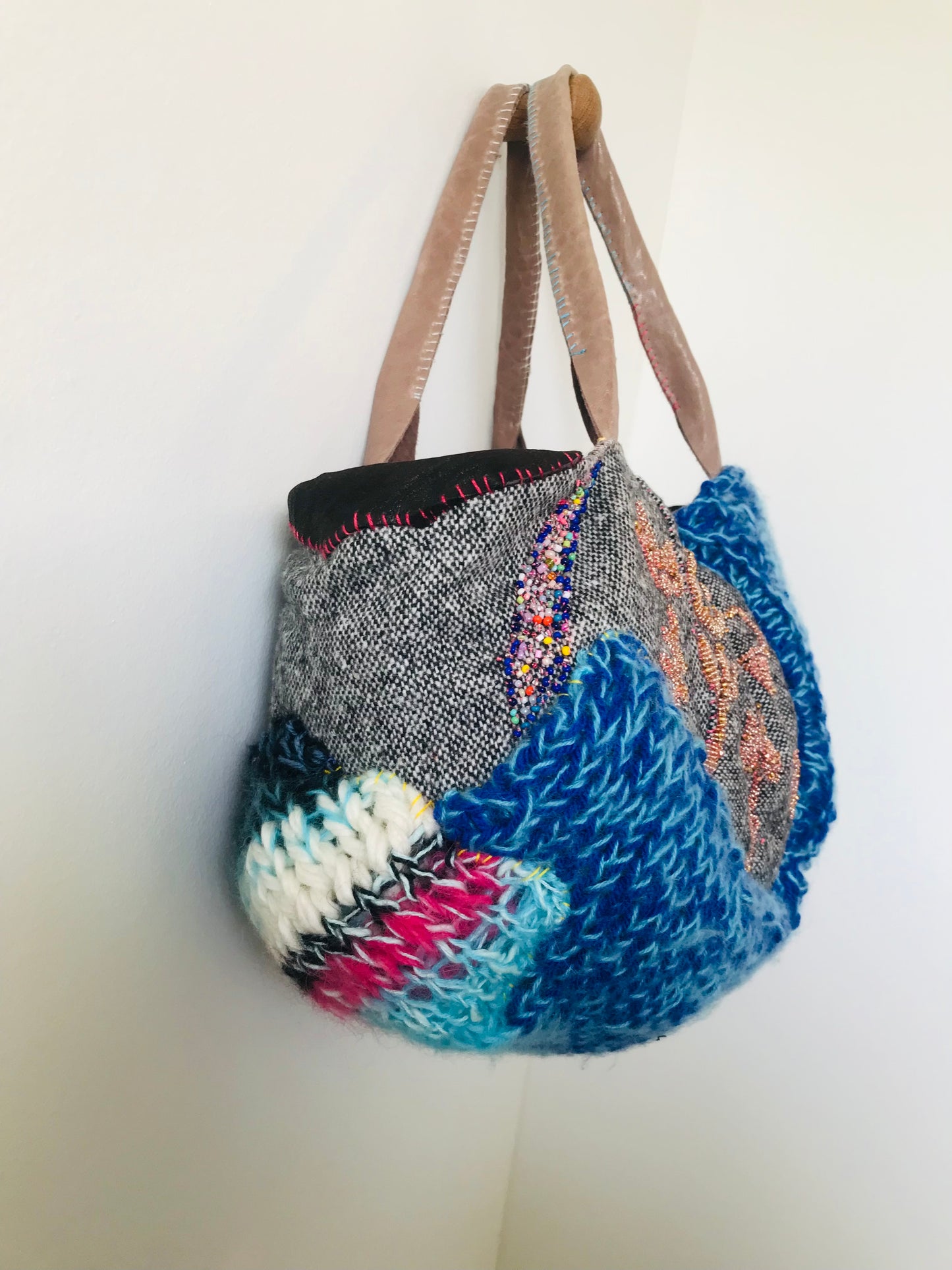 Bag Hand Sewn Bag Fabric Slow Fashion Handmade 1893