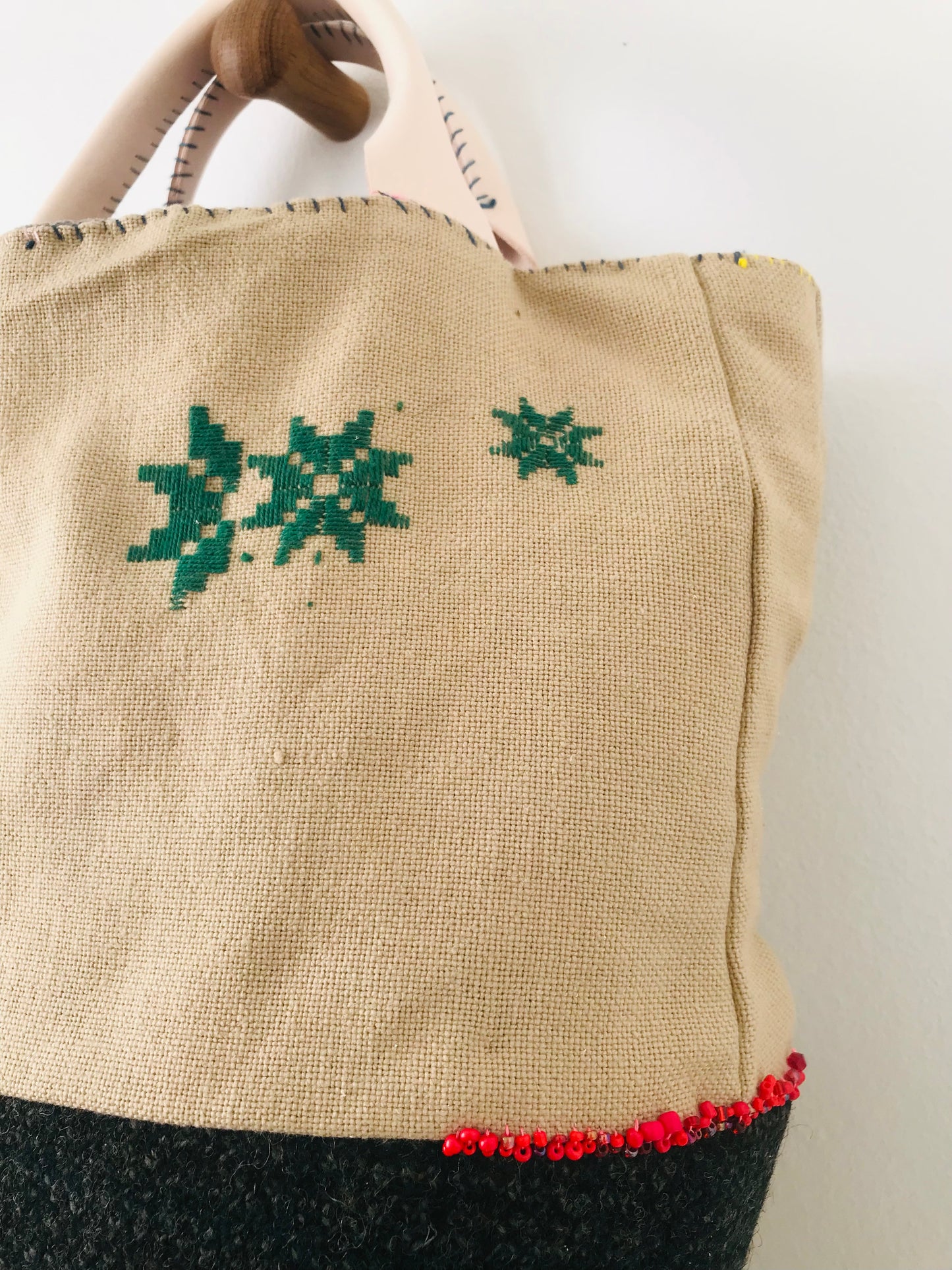 Bag Hand-sewn bag Fabric Slow fashion Handmade 1943