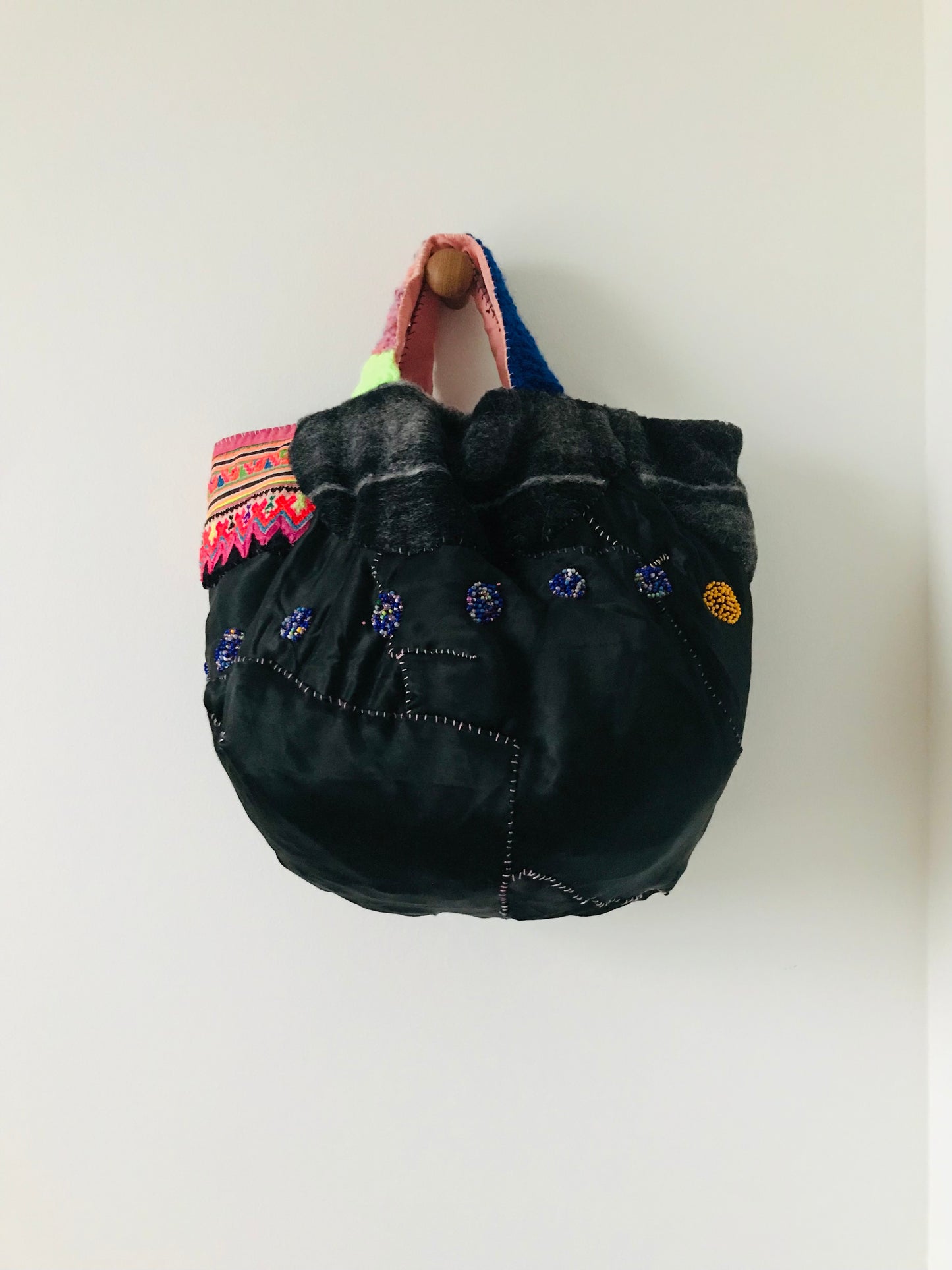 Bag Hand-sewn bag Fabric Slow fashion Handmade 1927