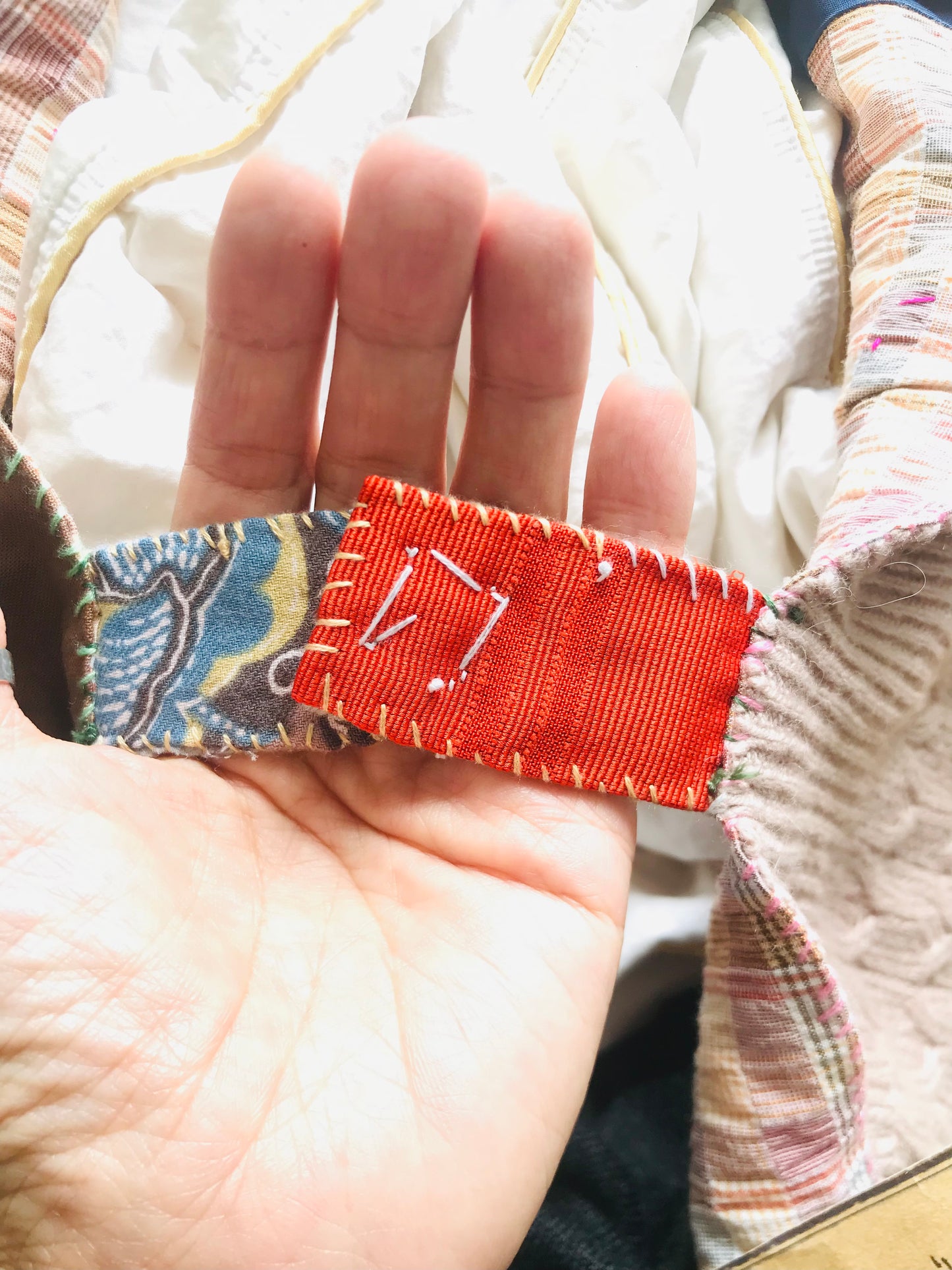 Bag Hand-sewn bag Fabric Slow fashion Handmade 2035