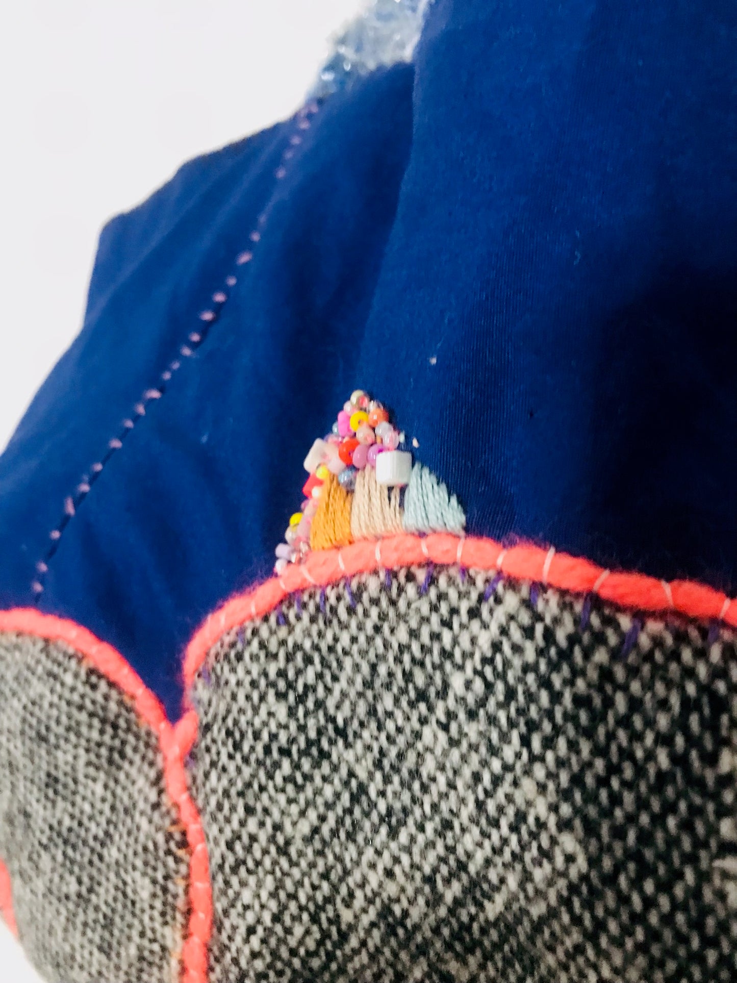 Håndsyet stoftaske, slow fashion, håndlavet, 1906