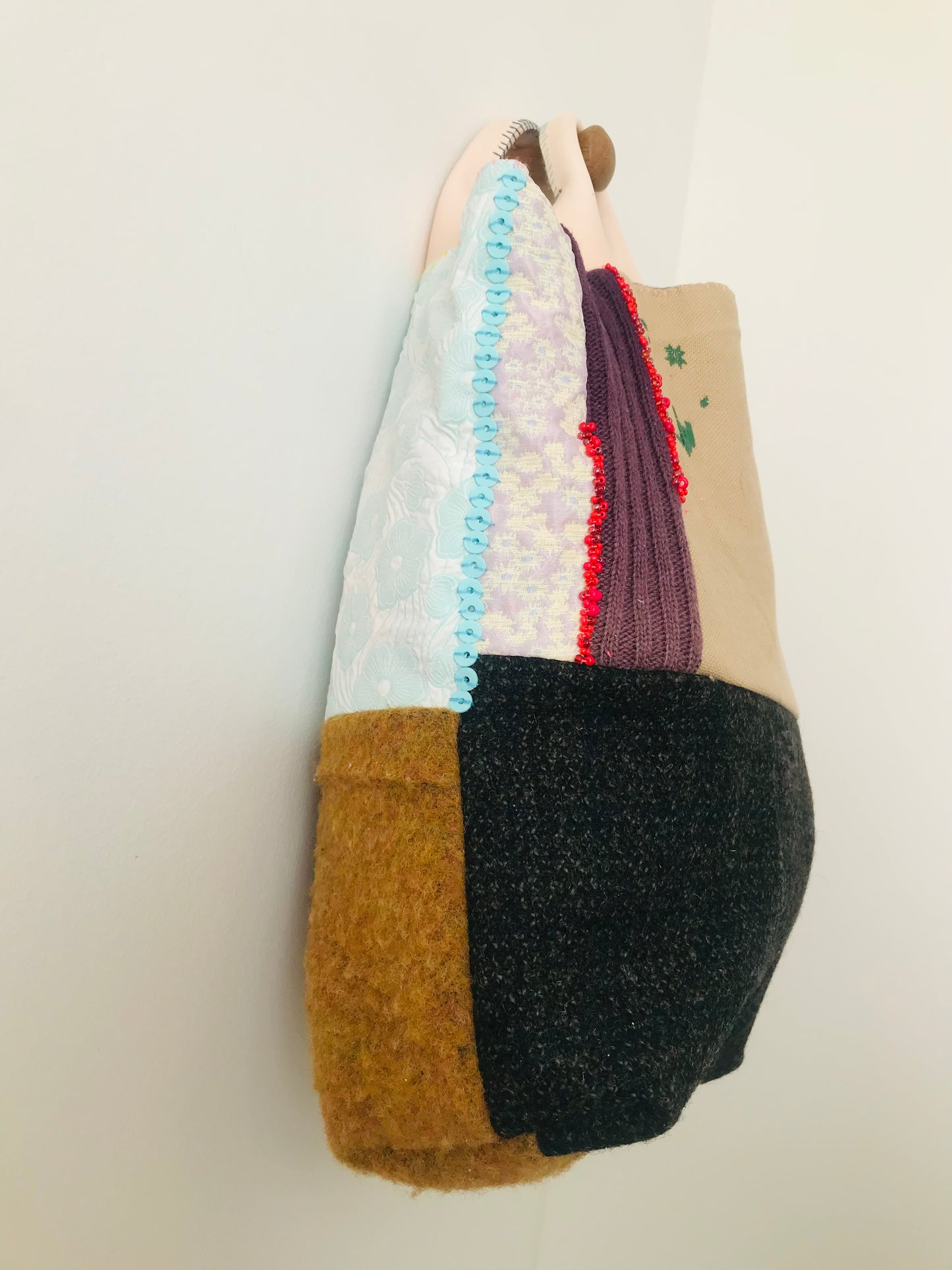 Bag Hand-sewn bag Fabric Slow fashion Handmade 1943