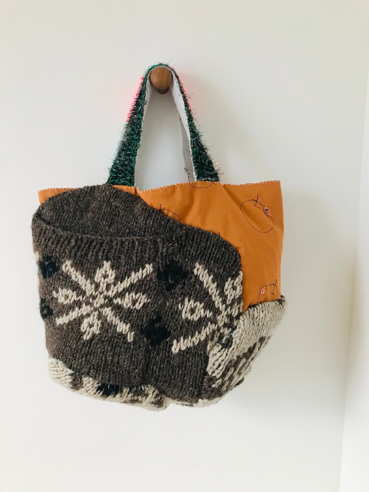 Bag Hand-sewn bag Fabric Slow fashion Handmade 1939
