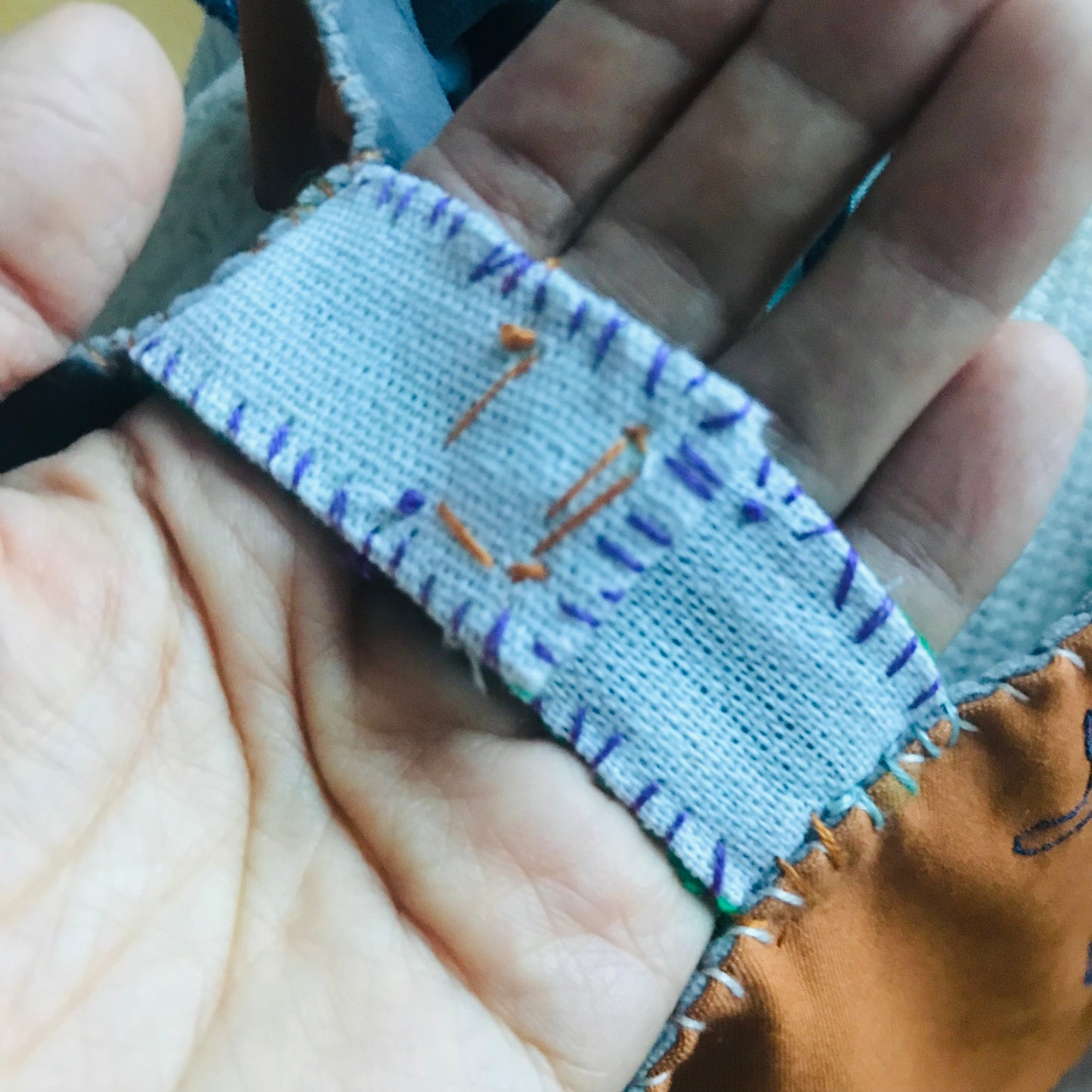 Bag Hand-sewn bag Fabric Slow fashion Handmade 1947