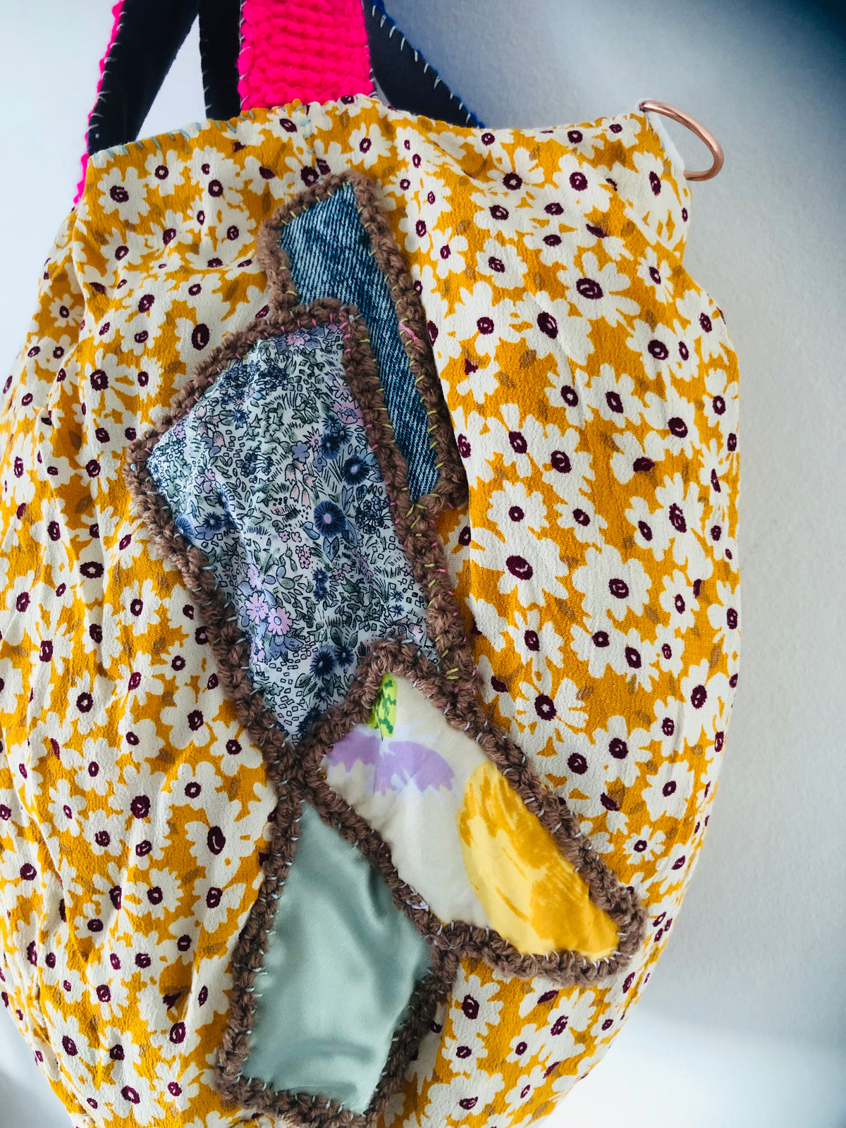 Bag Hand-sewn bag, fabric, tote bag, slow fashion, handmade, 2537