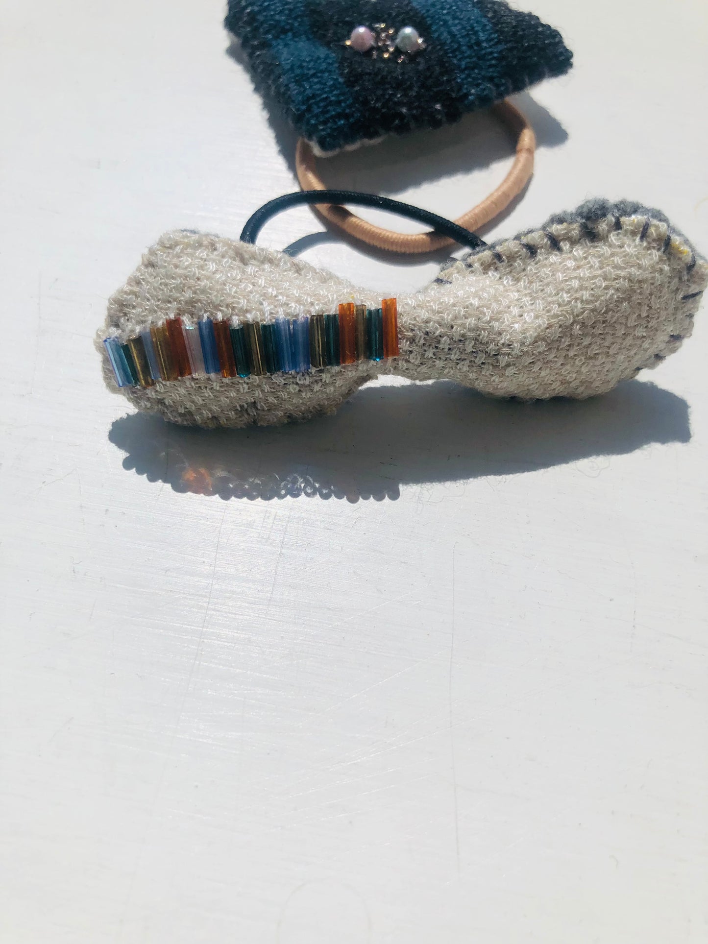 ヘミマァセット　 小物　ヘアゴム　手縫いマスク　布製　スローファッション　ハンドメイド　2456