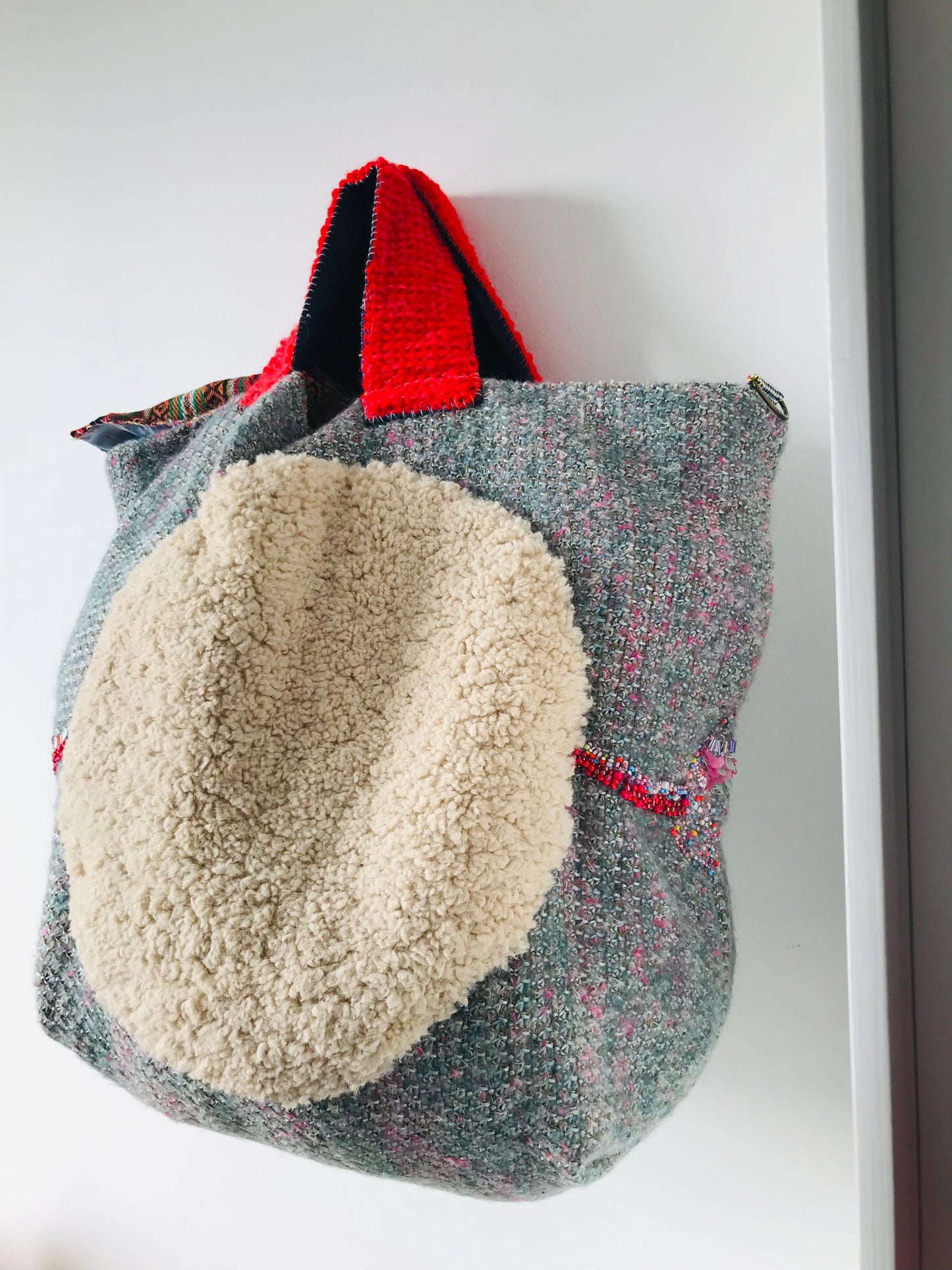 Bag Hand Sewn Bag Fabric Slow Fashion Handmade 1889 