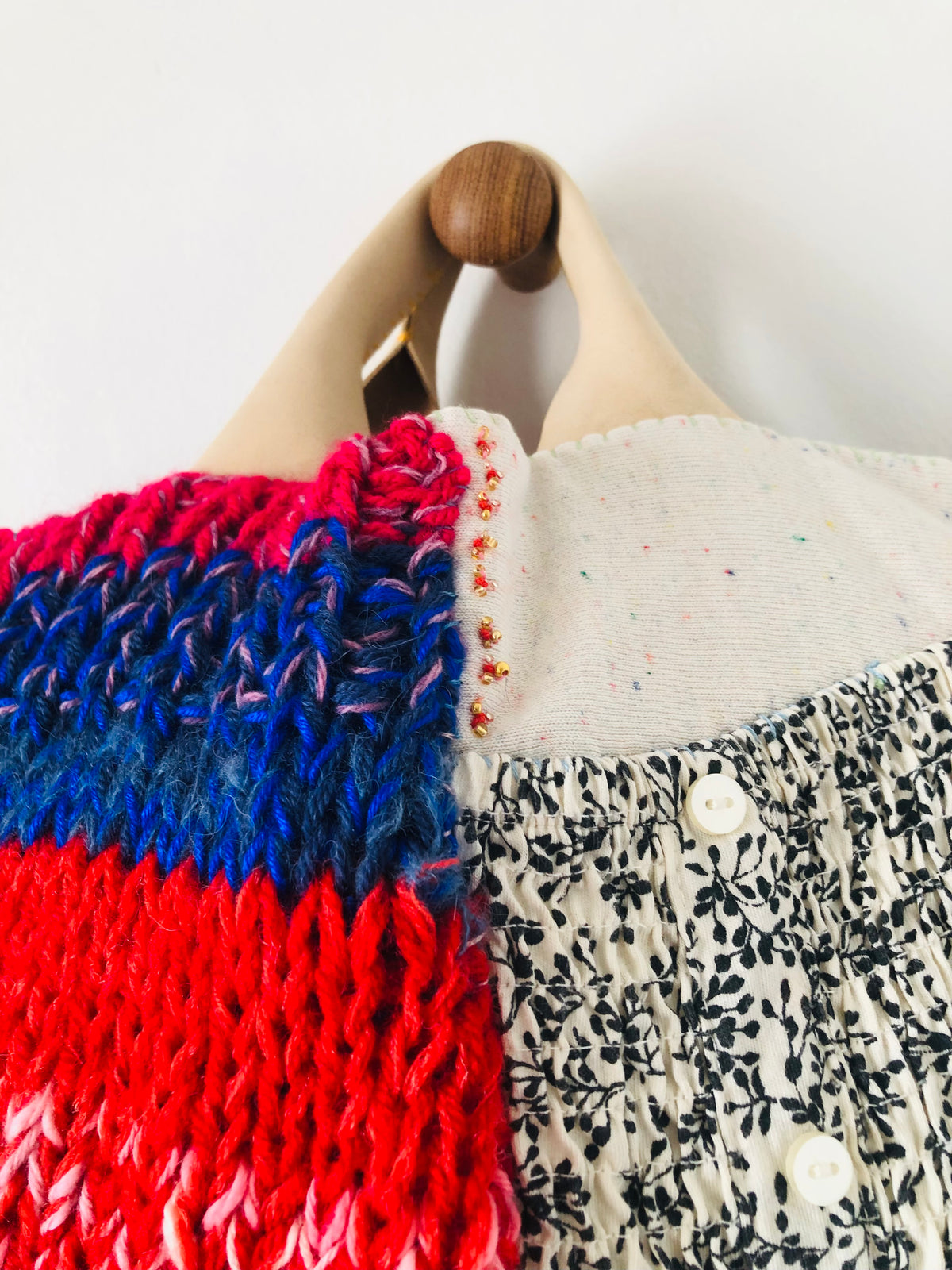 Bag, Hand-stitched bag, Fabric, Tote bag, Slow fashion, Handmade, 2544
