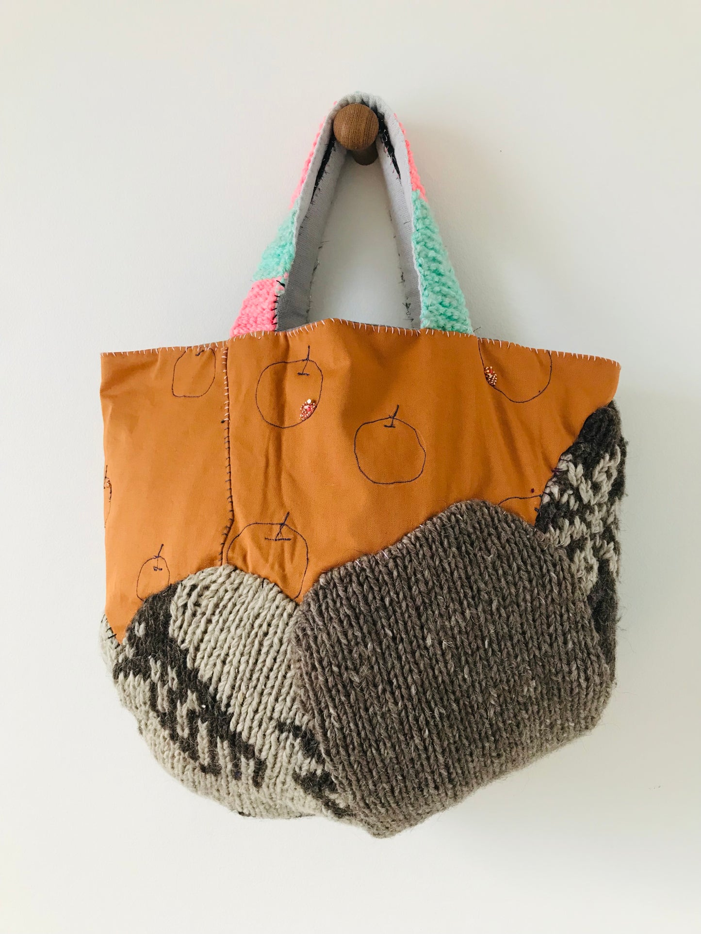 Bag Hand-sewn bag Fabric Slow fashion Handmade 1939